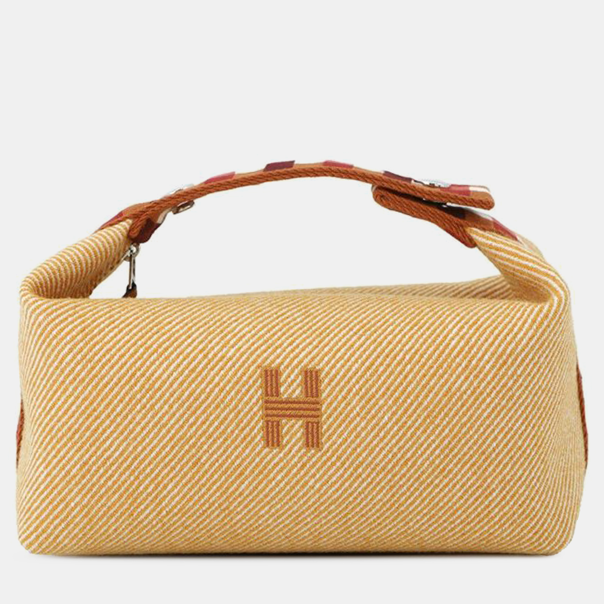 

Hermes Orange Small Wool Bride a Brac Au Carre Case