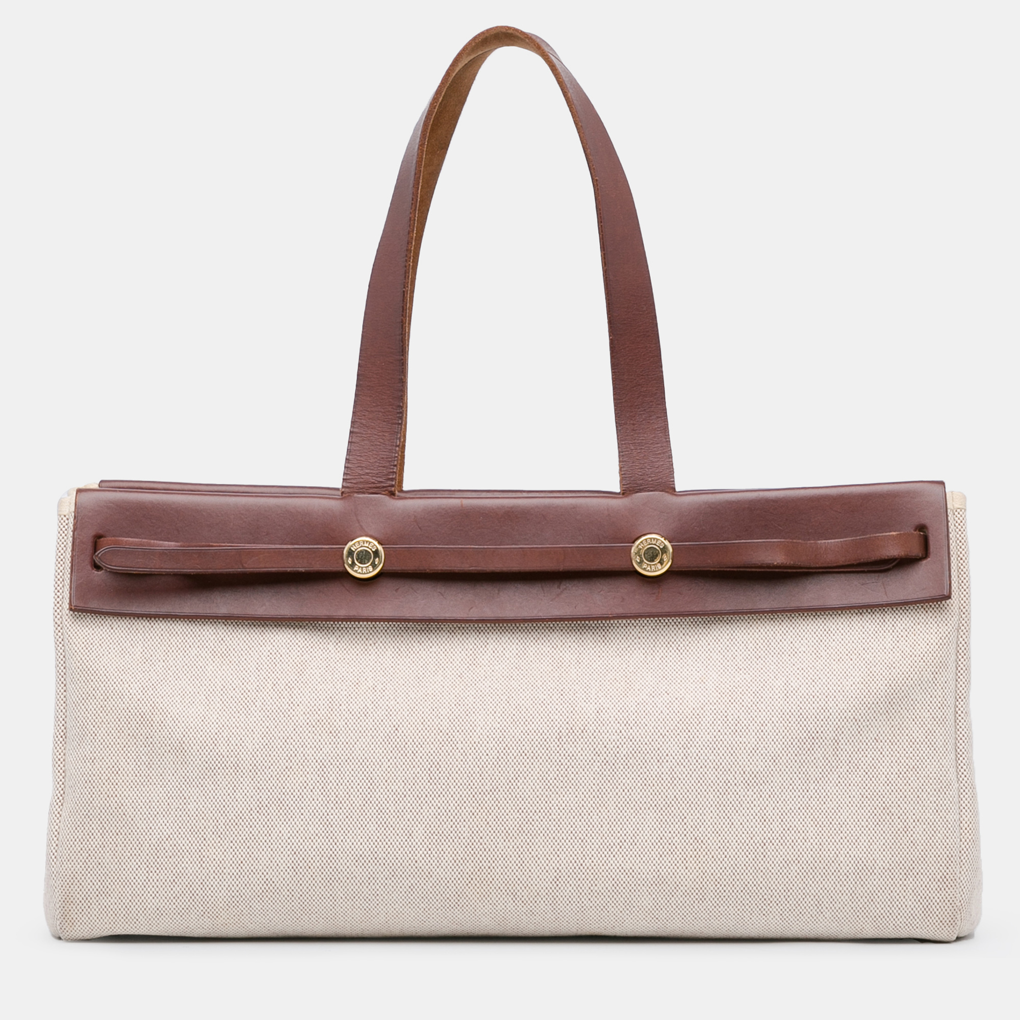 

Hermes Brown Herbag Cabas MM