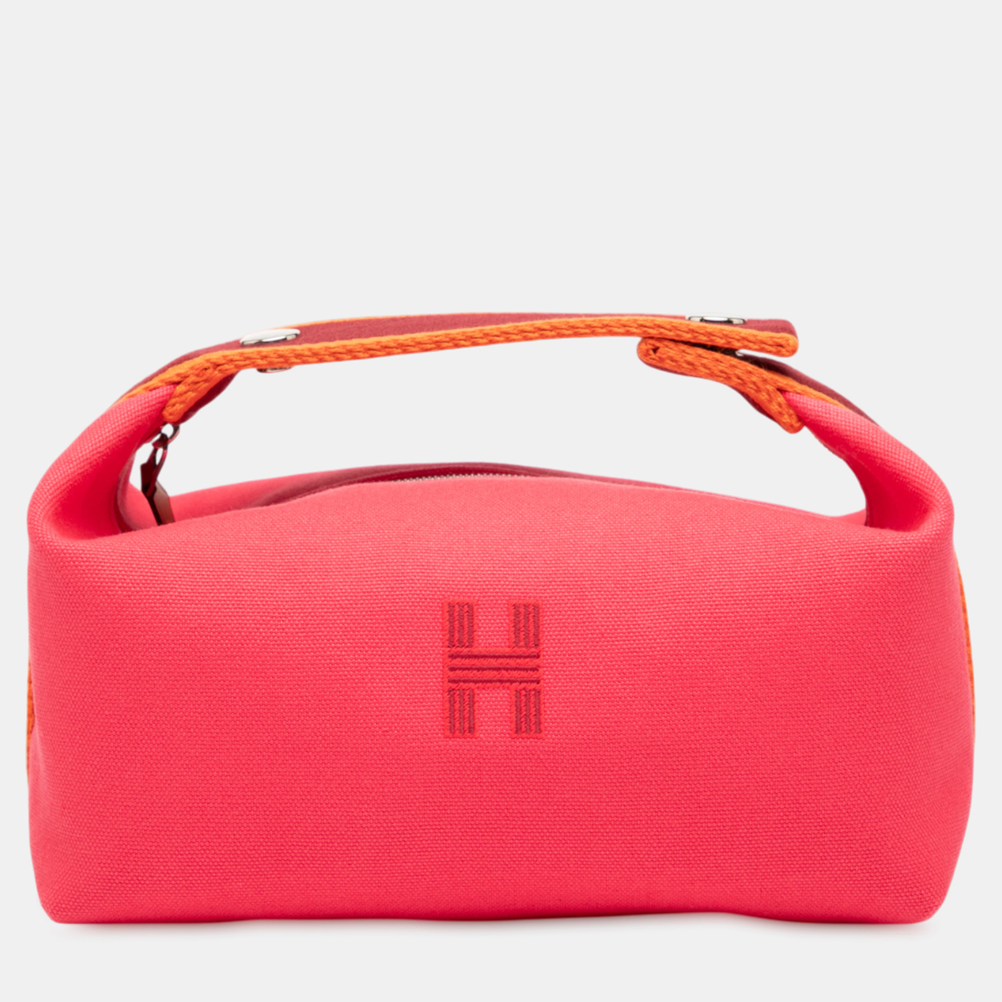 

Hermes Pink Small Toile Bride A Brac Case