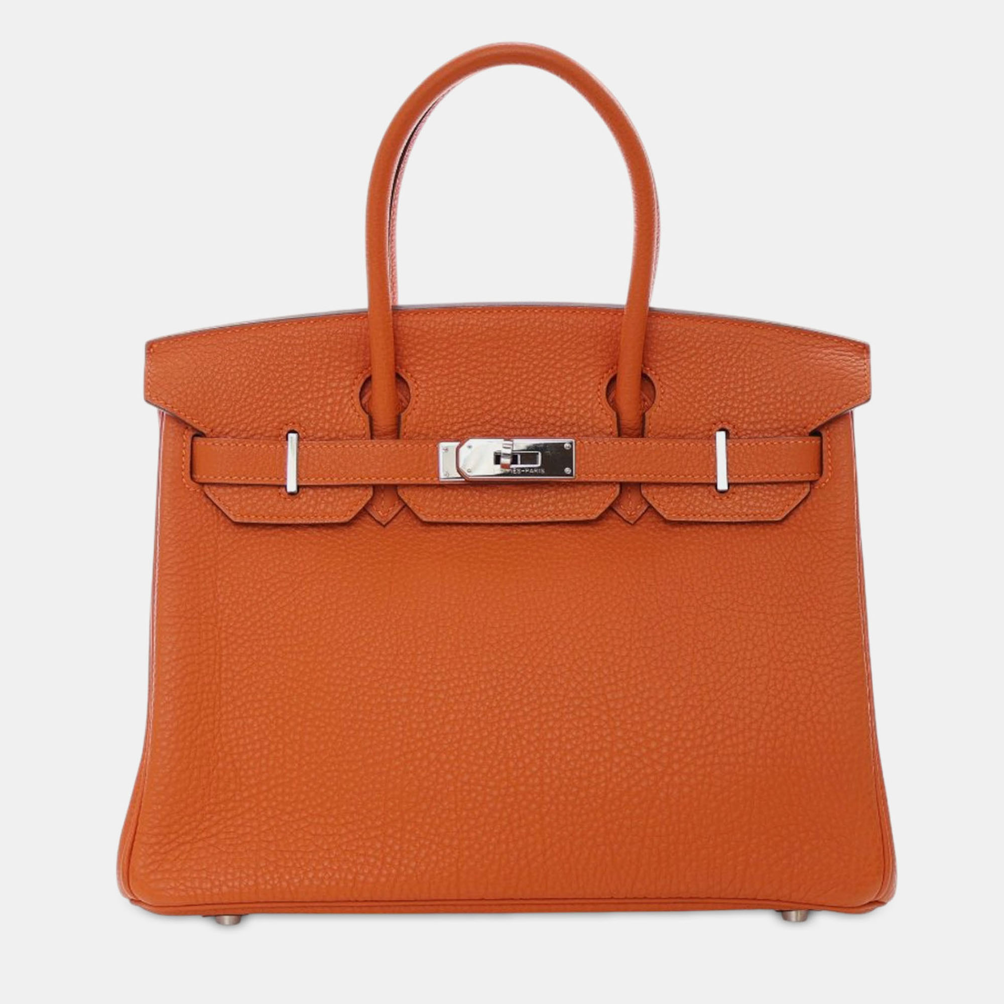 

Hermes Orange Togo Birkin Retourne 30