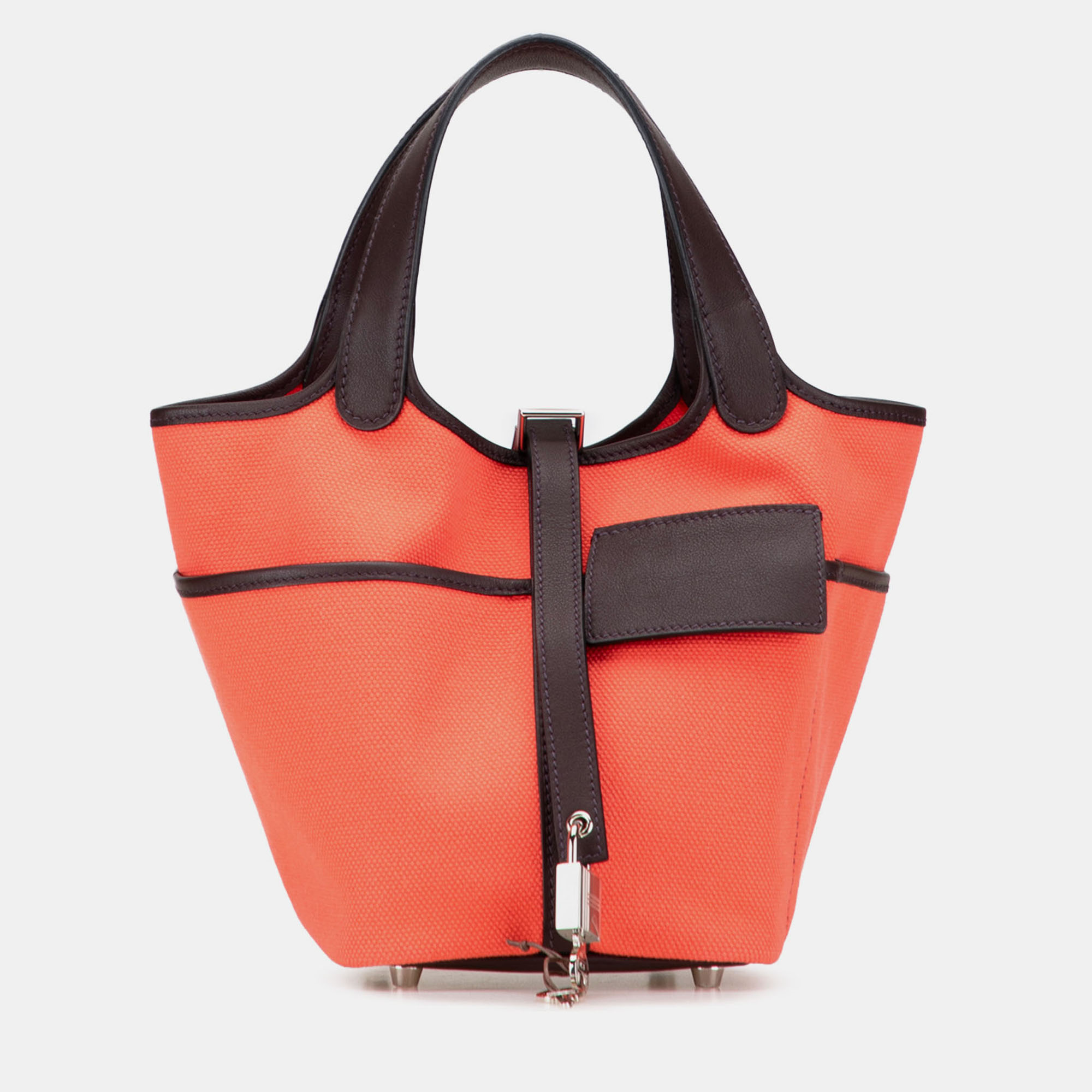 

Hermes Pink Toile Goeland and Swift Cargo Picotin Lock 18