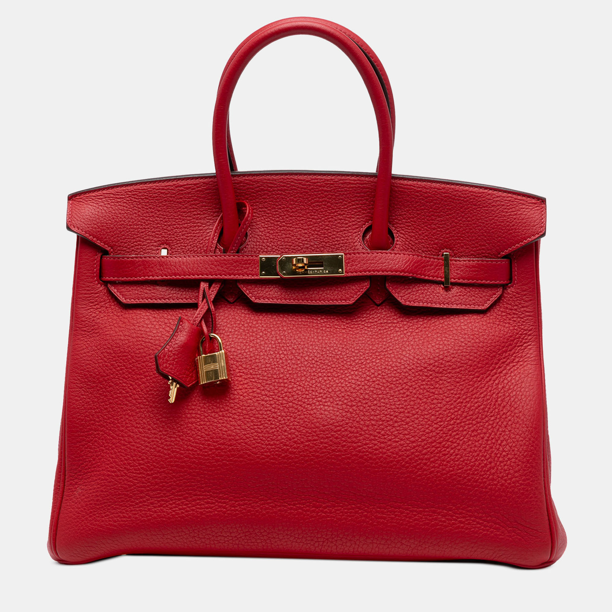 

Hermes Red Togo Birkin Retourne 35