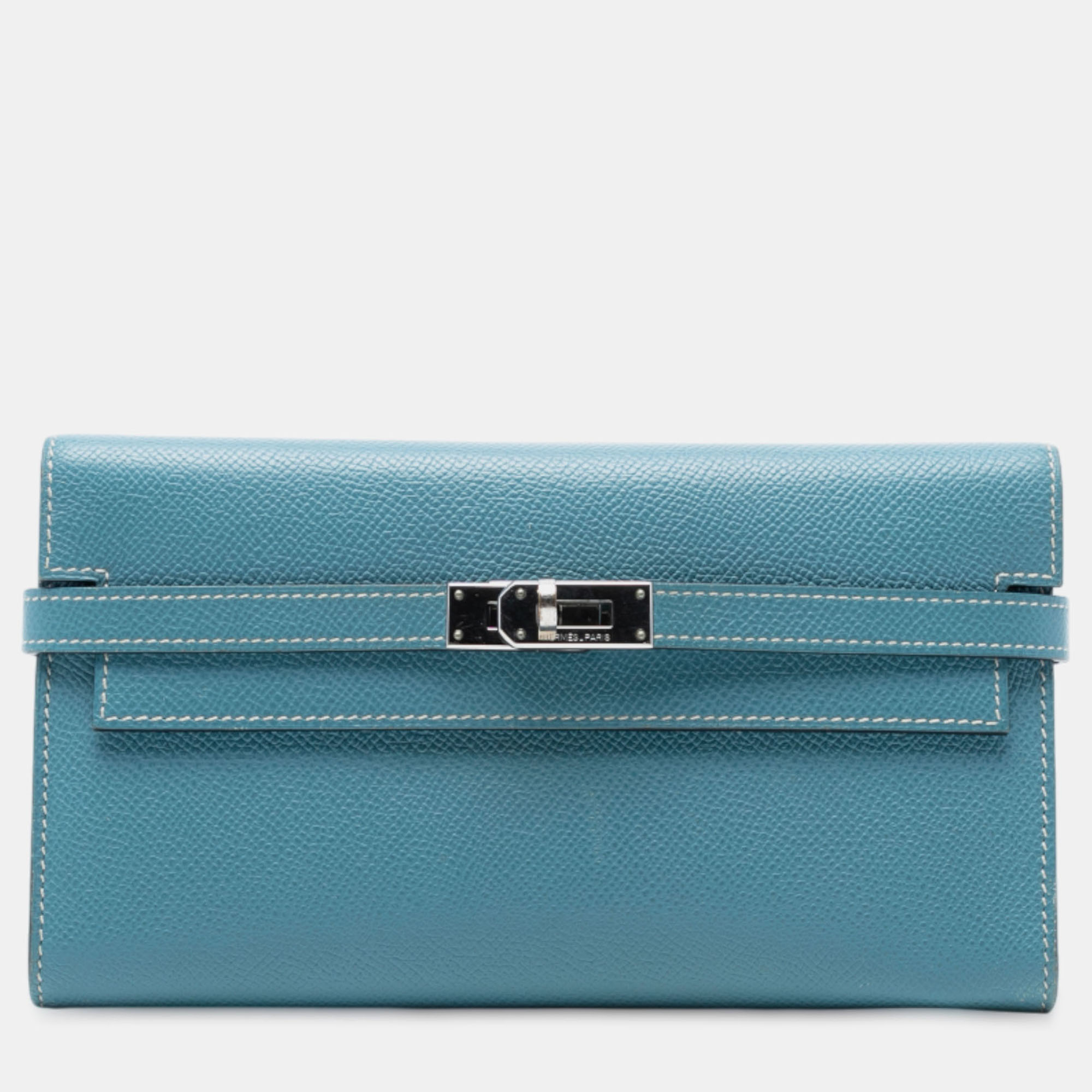 

Hermes Blue Epsom Kelly To Go Wallet