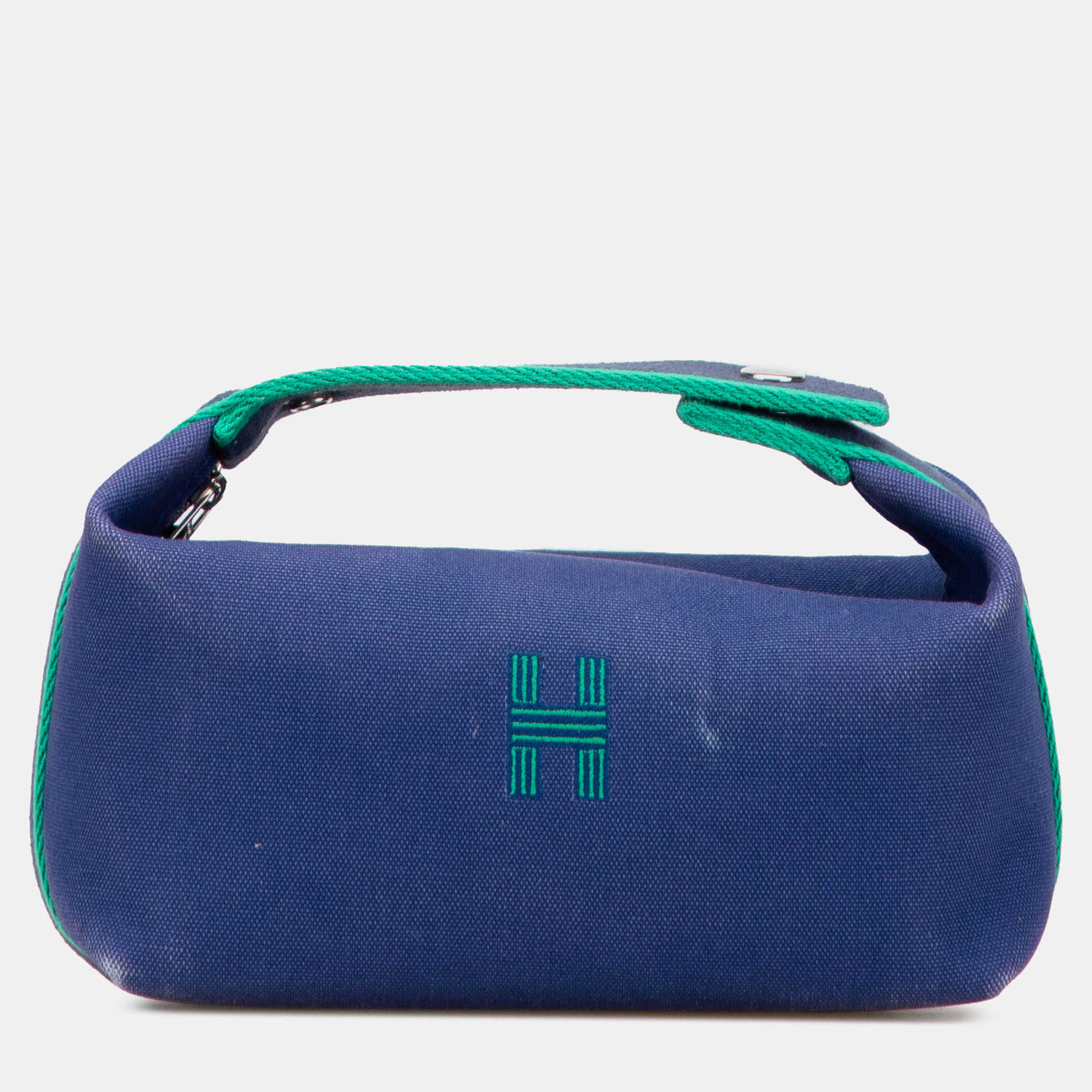 

Hermes Blue Green Small Toile Bride A Brac Case