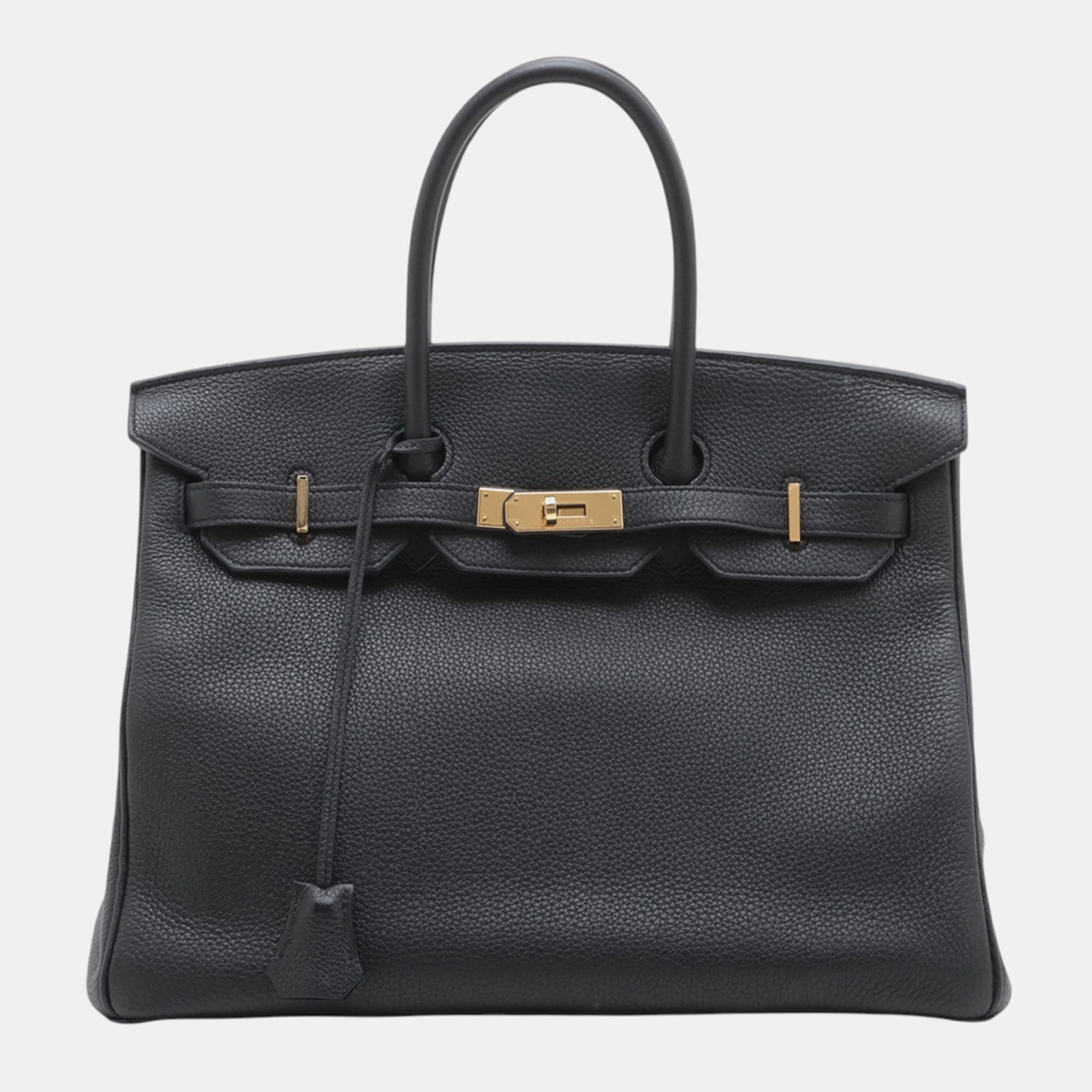 

Hermes Black Togo Birkin Retourne 35