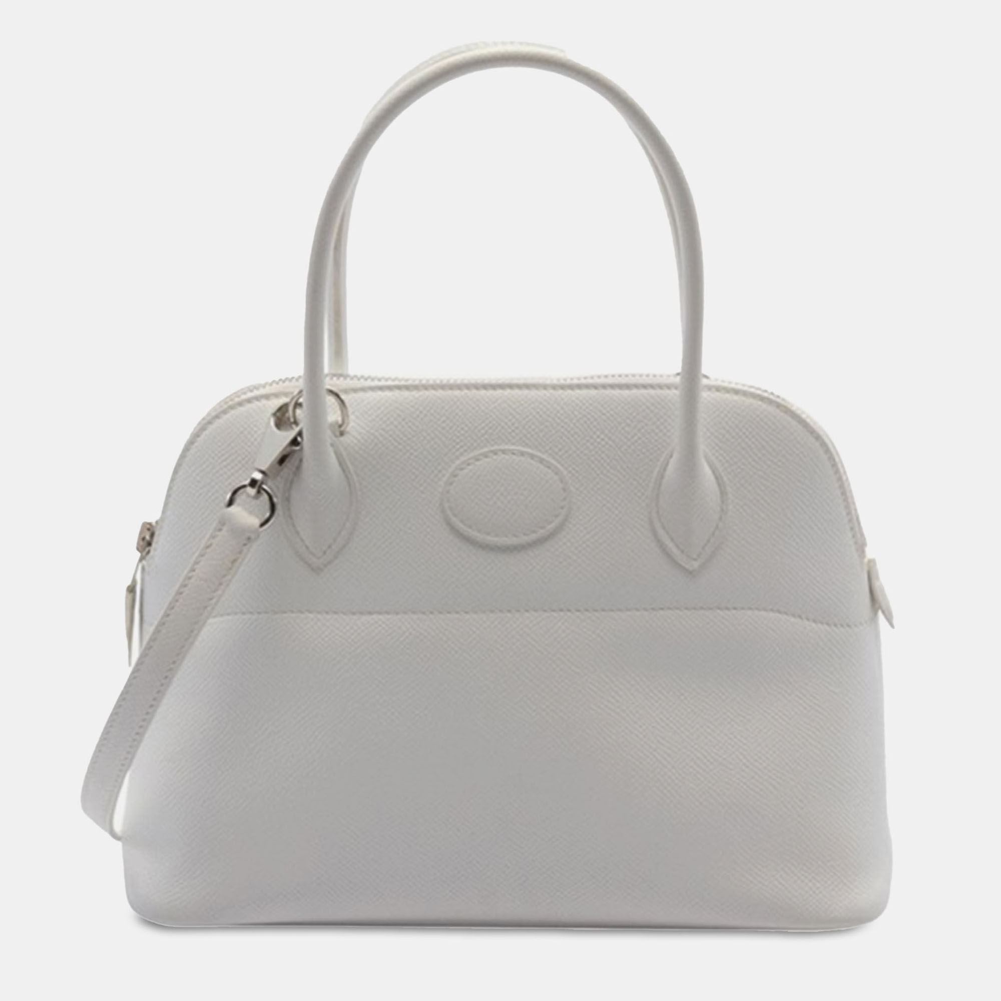 

Hermes Blanc Epsom Bolide 27, White