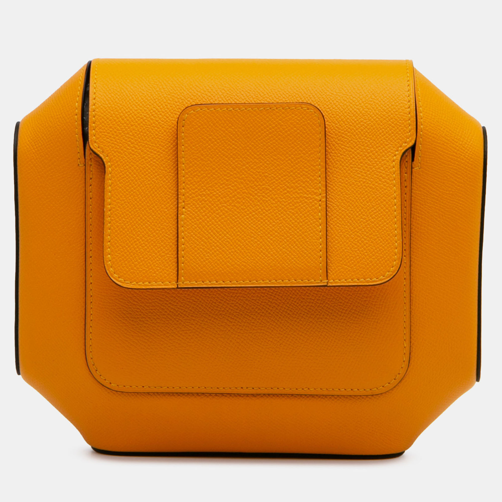 

Hermes Yellow Epsom Octogone Clutch