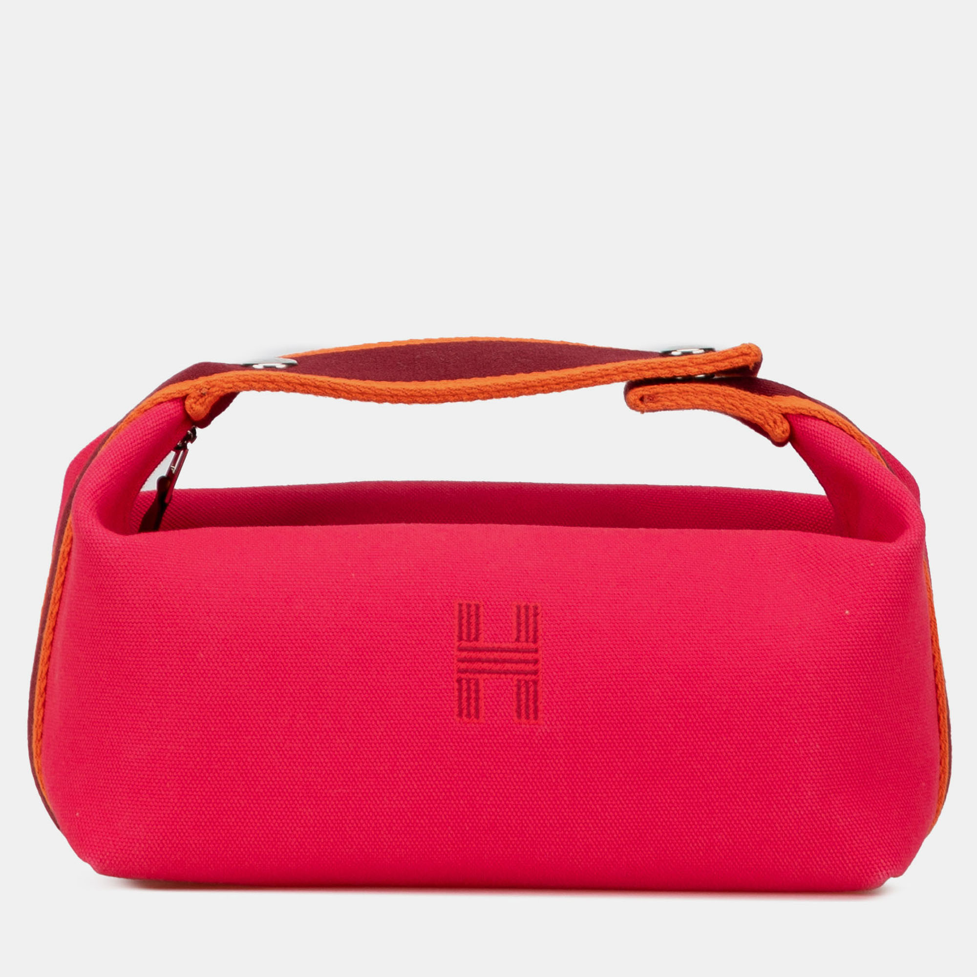 

Hermes Pink Red Small Toile Bride A Brac Case