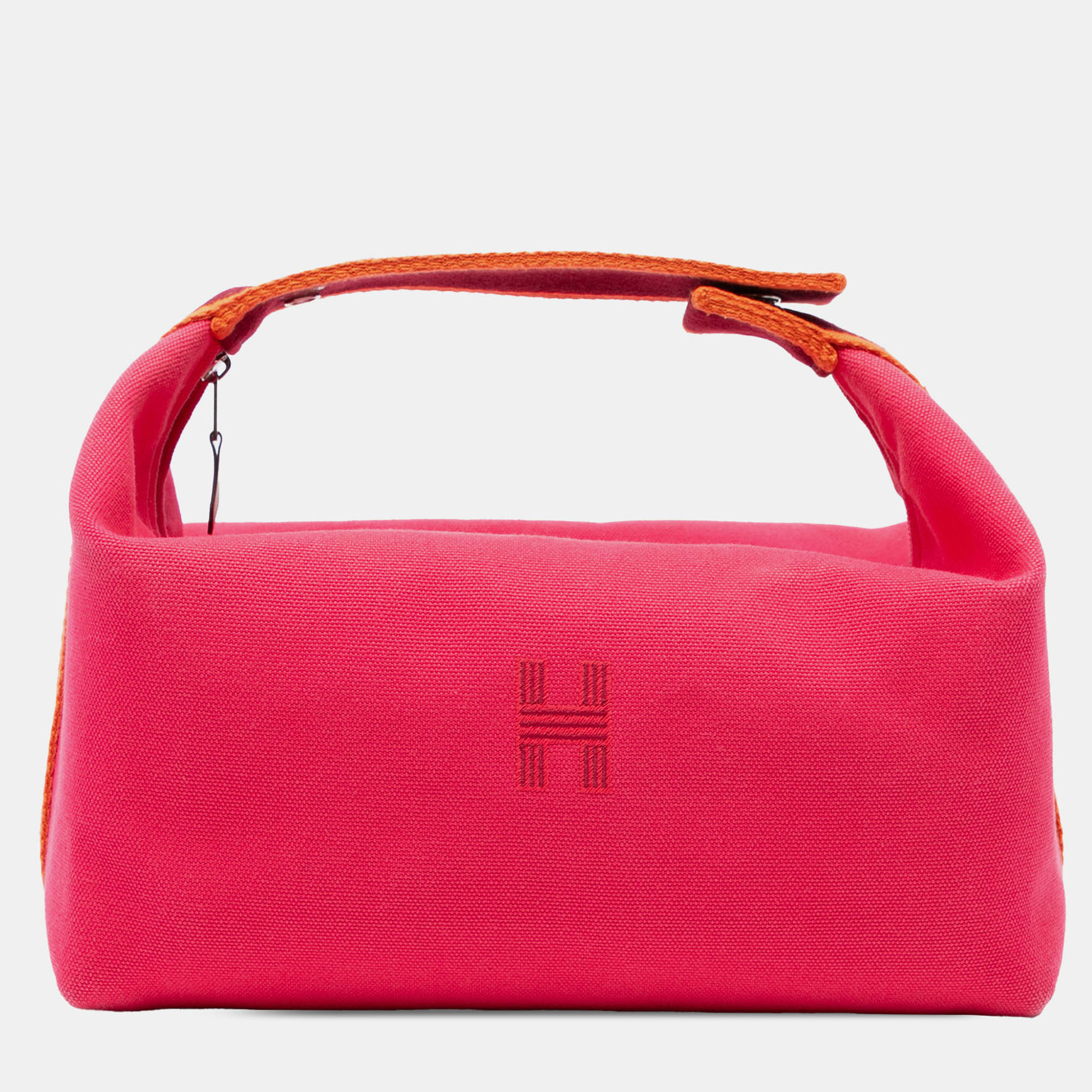 

Hermes Pink Hermes Dark Pink Large Toile Bride A Brac Case