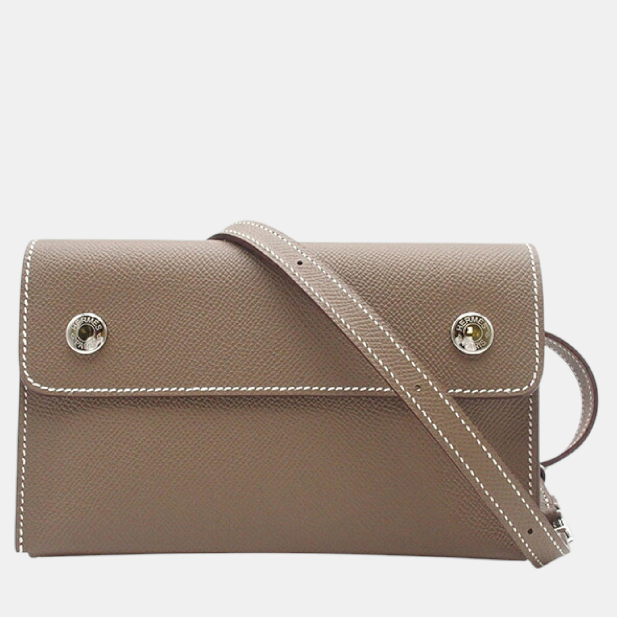 

Hermes Brown Epsom Hermesnap Wallet