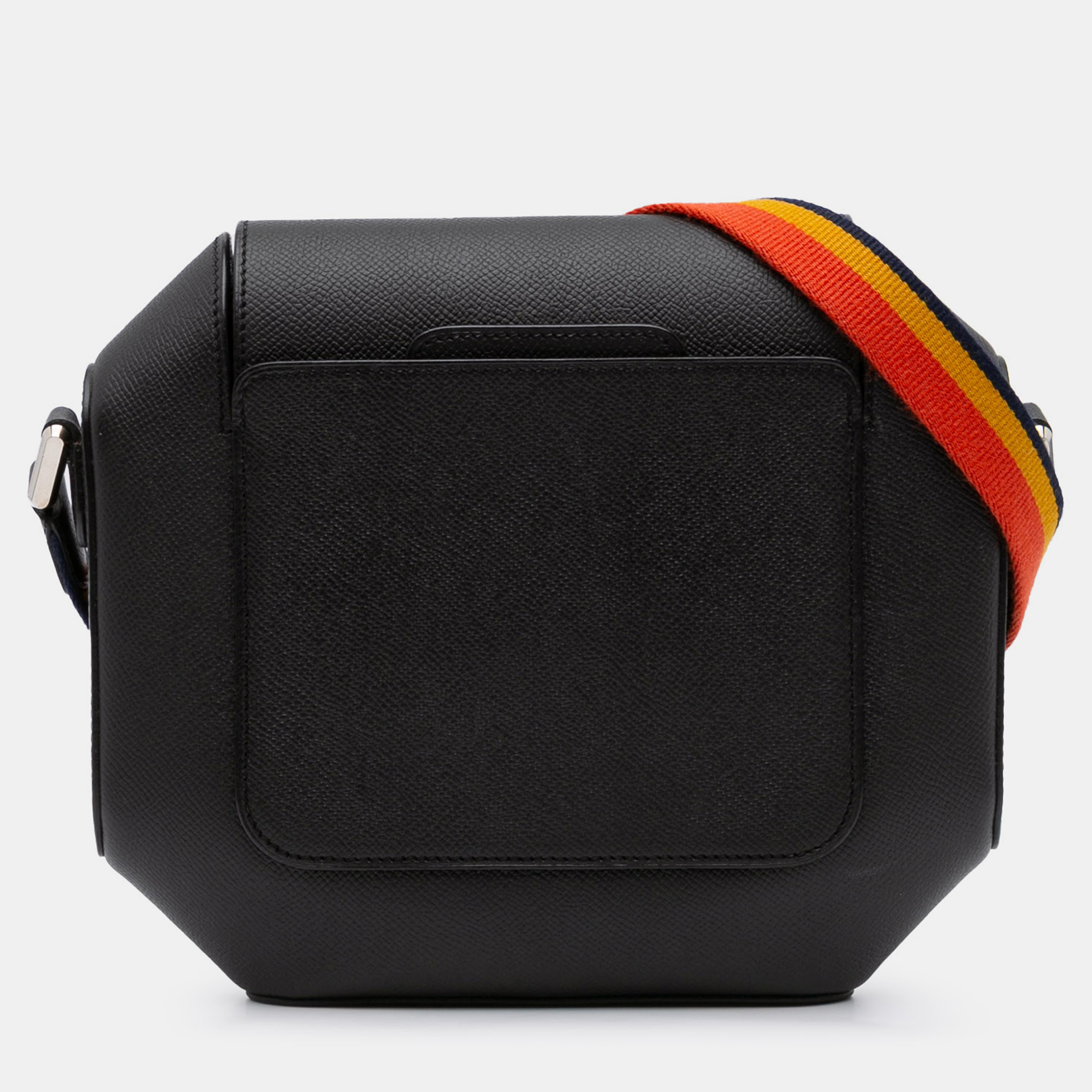 

Hermes Black Epsom Octogone 23