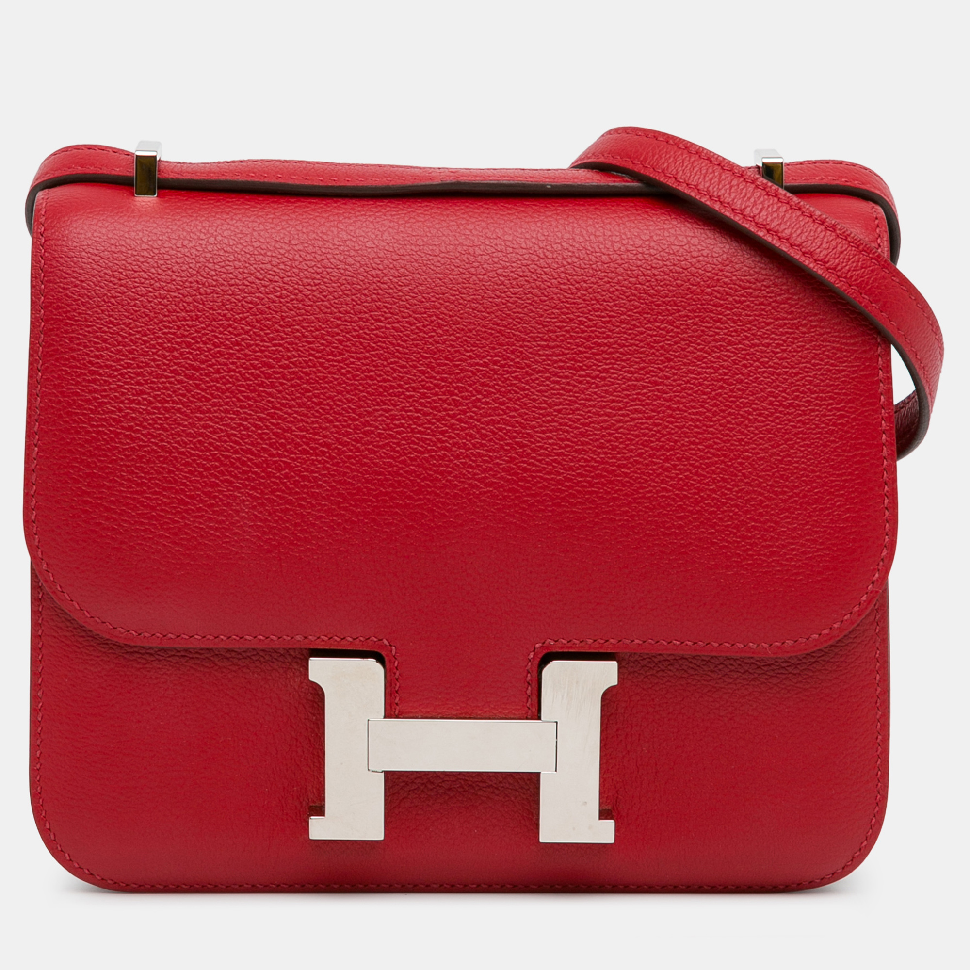 

Hermes Red Mini Evercolor Constance 18