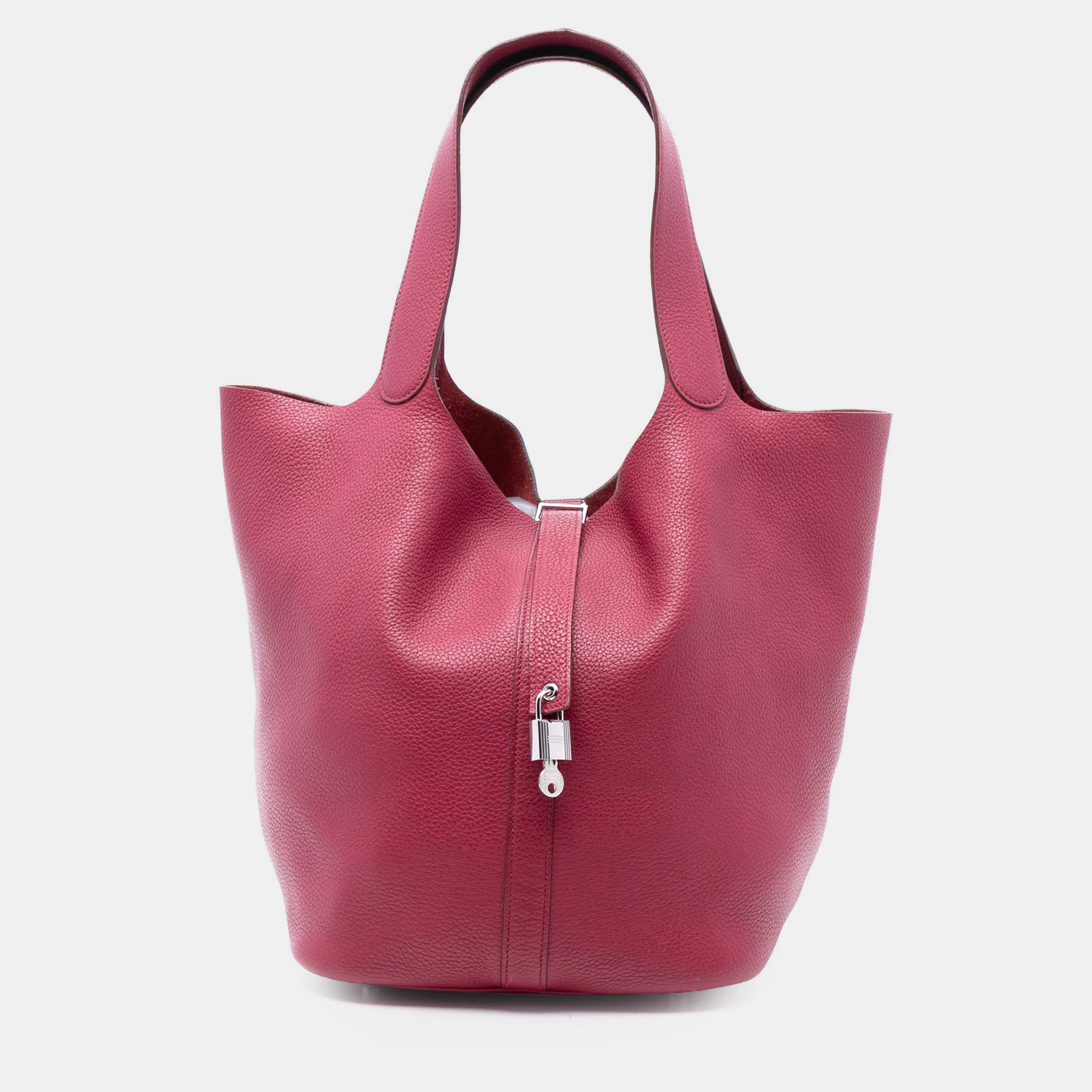 

Hermes Pink Clemence Picotin Lock 33