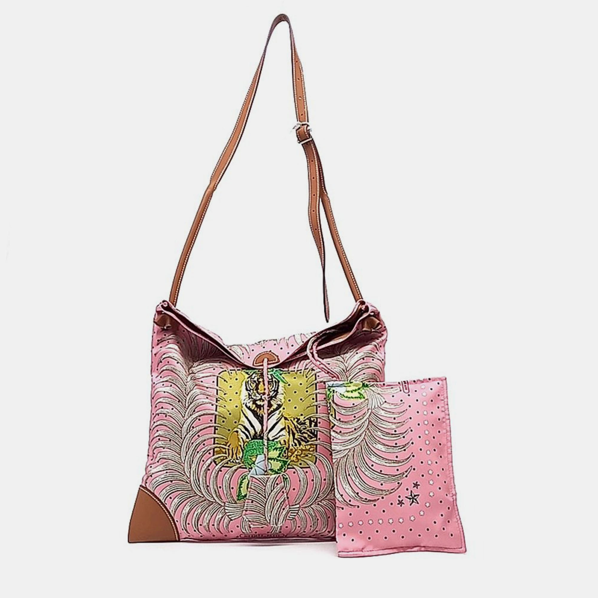 

Hermes Pink Silk Silky City PM