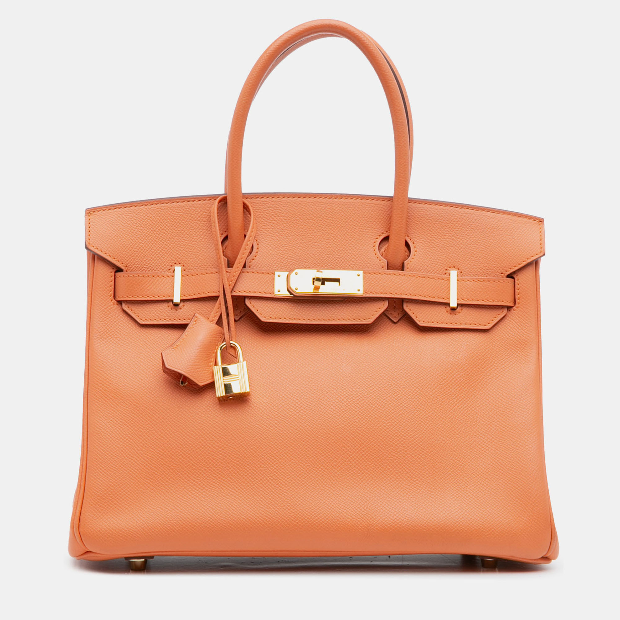 

Hermes Orange Epsom Birkin Retourne 30