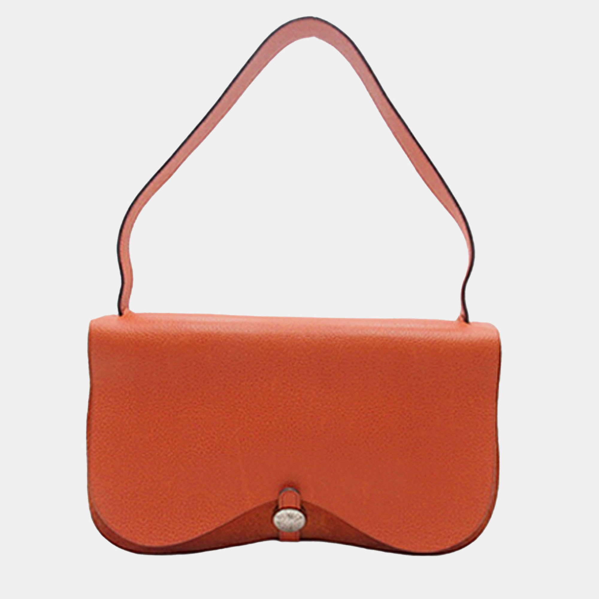 

Hermes Orange Vache Liege and Toile Sac Colorado MM