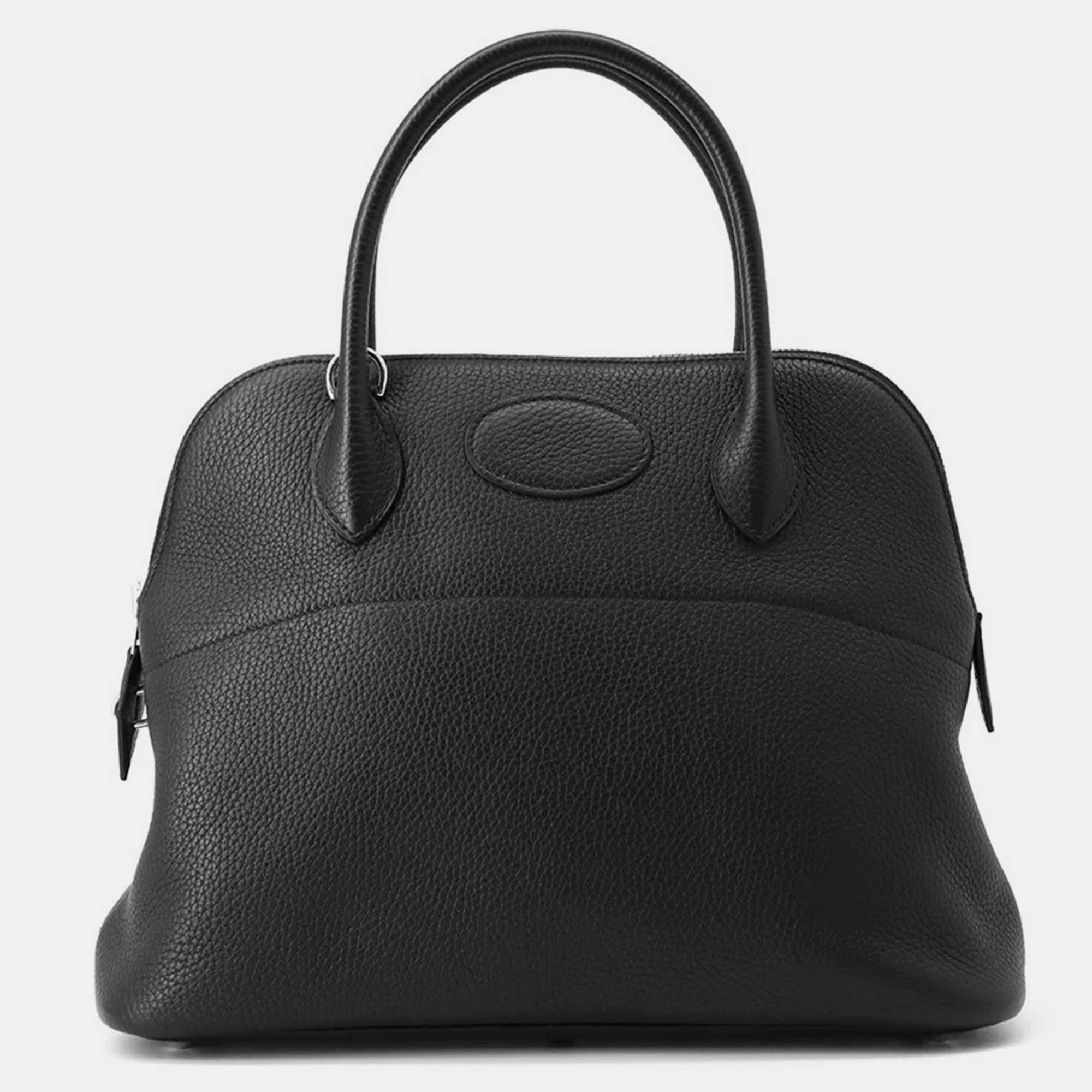 

Hermes Bolide Black Taurillon Clemence Size