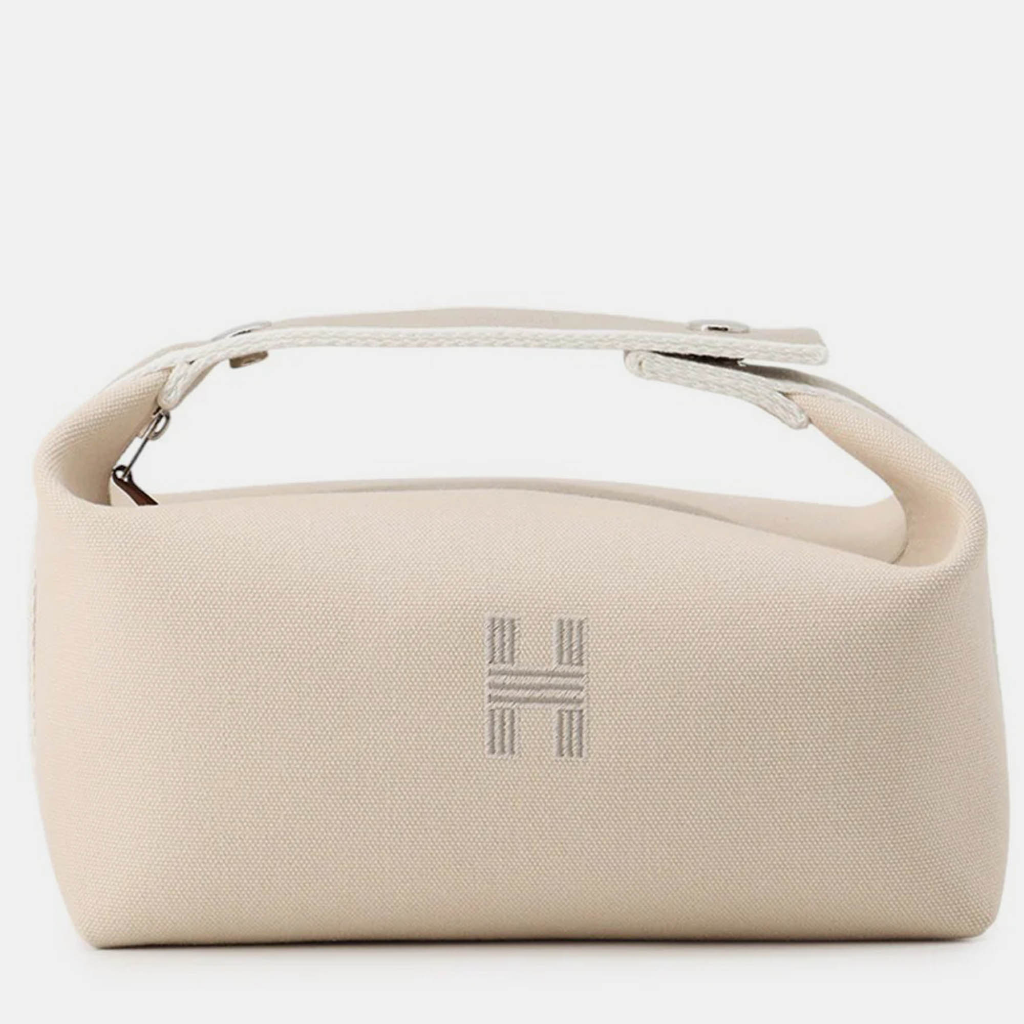 

Hermes Bride-A-Brac PM Beige Canvas Bag