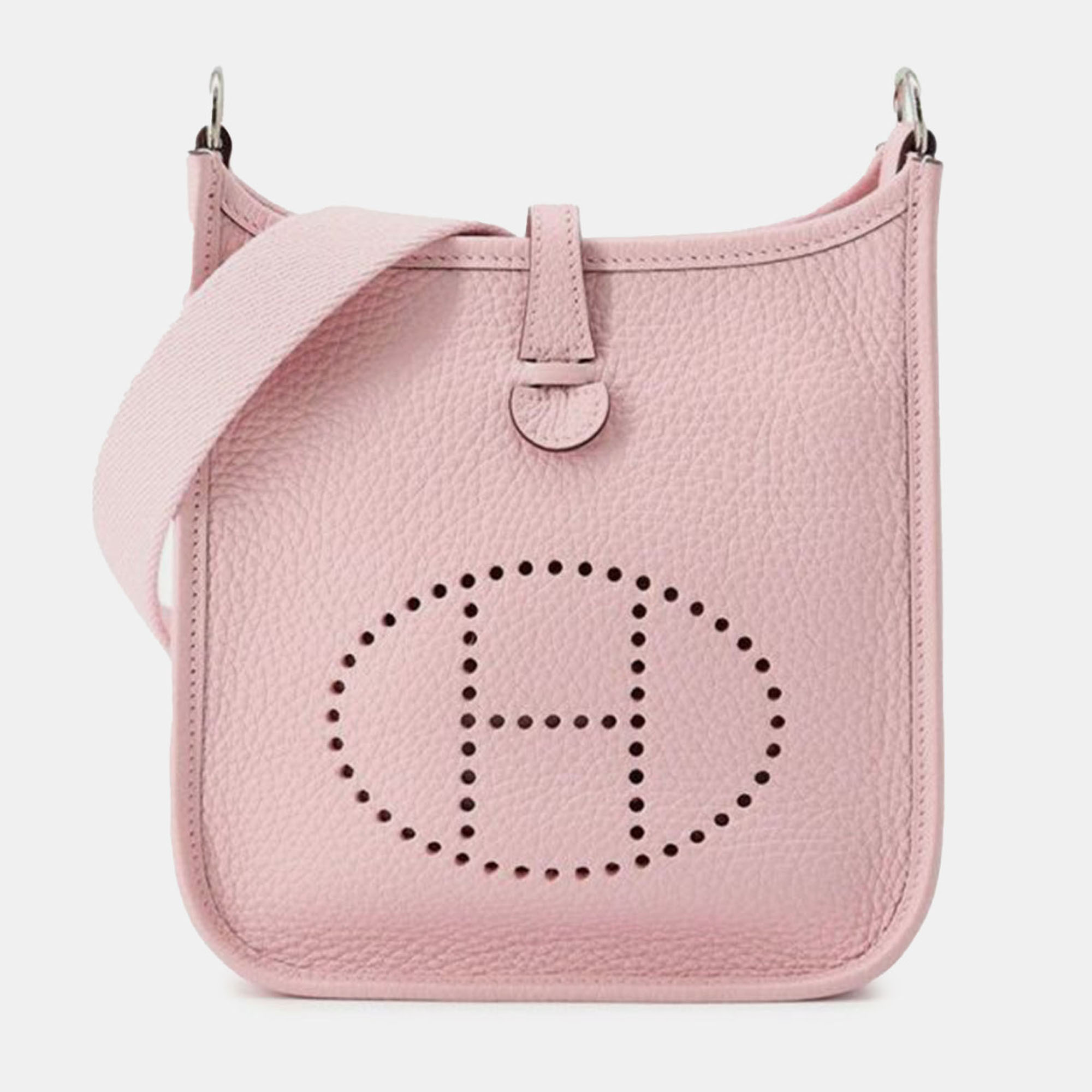 

Hermes Pink Taurillon Clemence Evelyne TPM