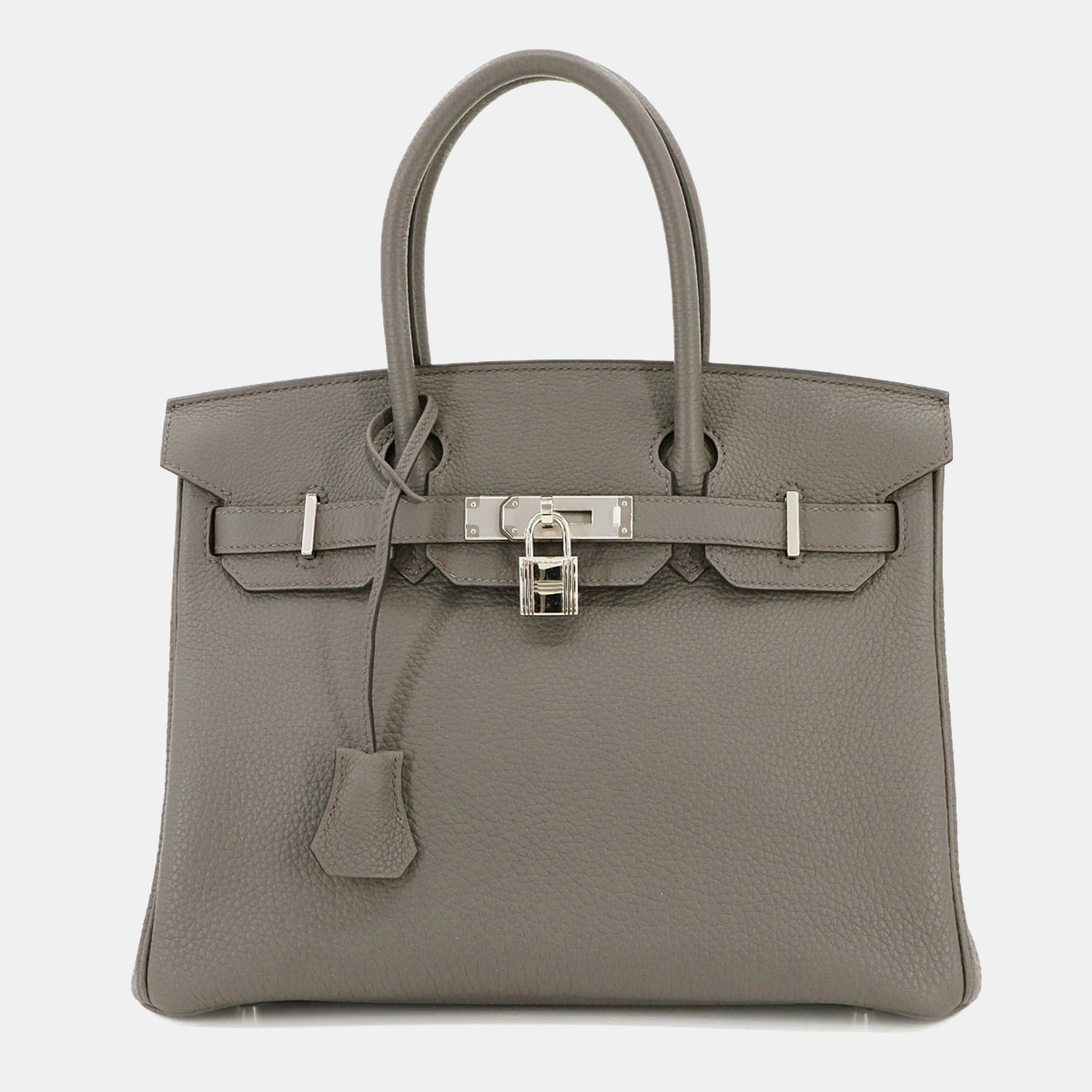 

Hermes Birkin 30 Togo Etain Handbag Gray, Grey