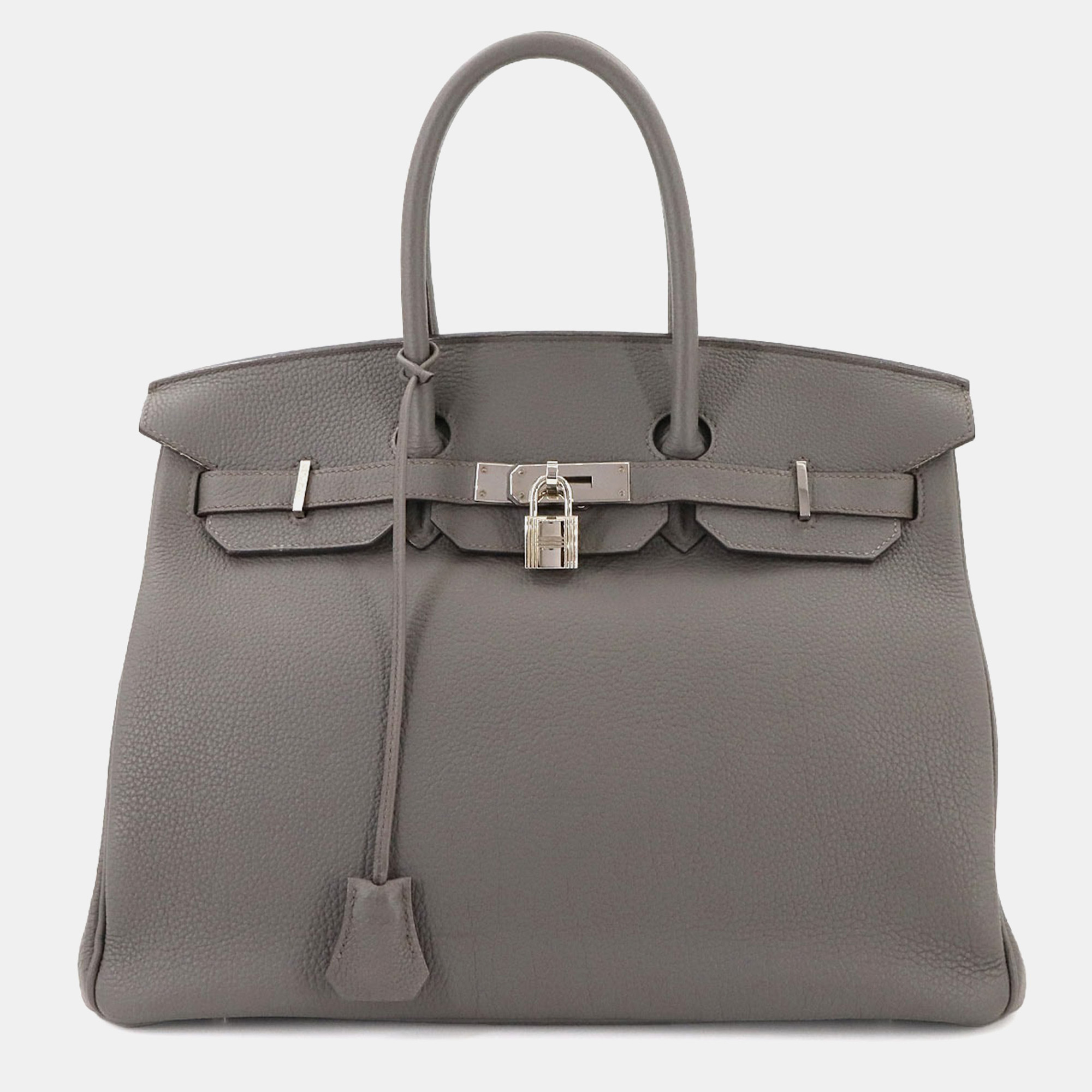 

Hermes Birkin 35 Togo Etain Handbag, Grey