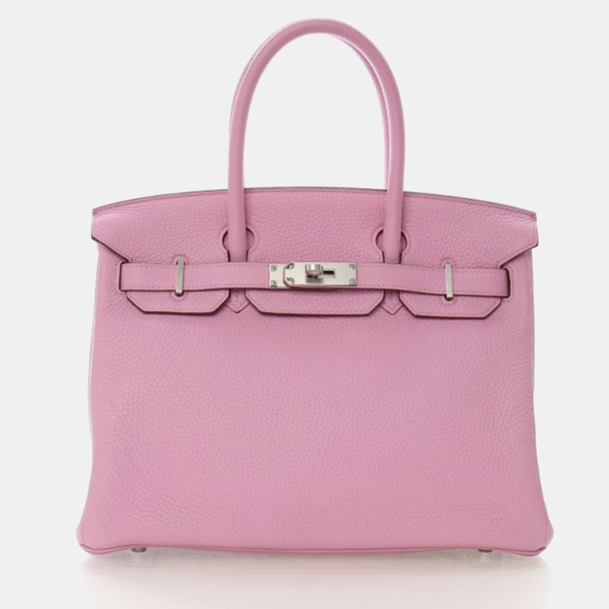 

Hermes Birkin 30 Mauve Clemence Bag, Pink