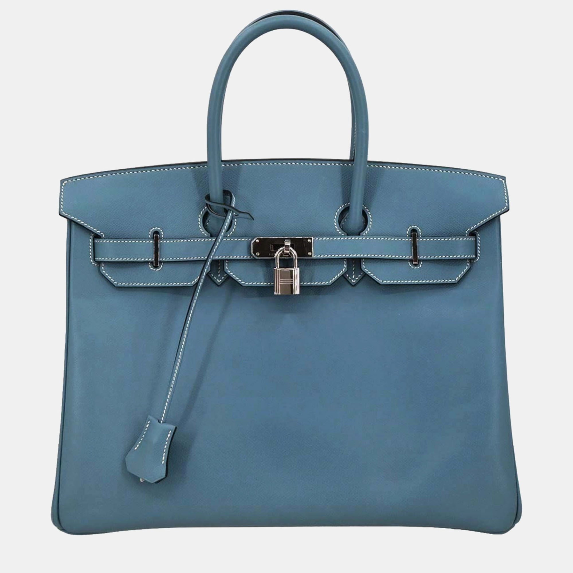 

Hermes Blue Jean Epsom Birkin 35 Handbag