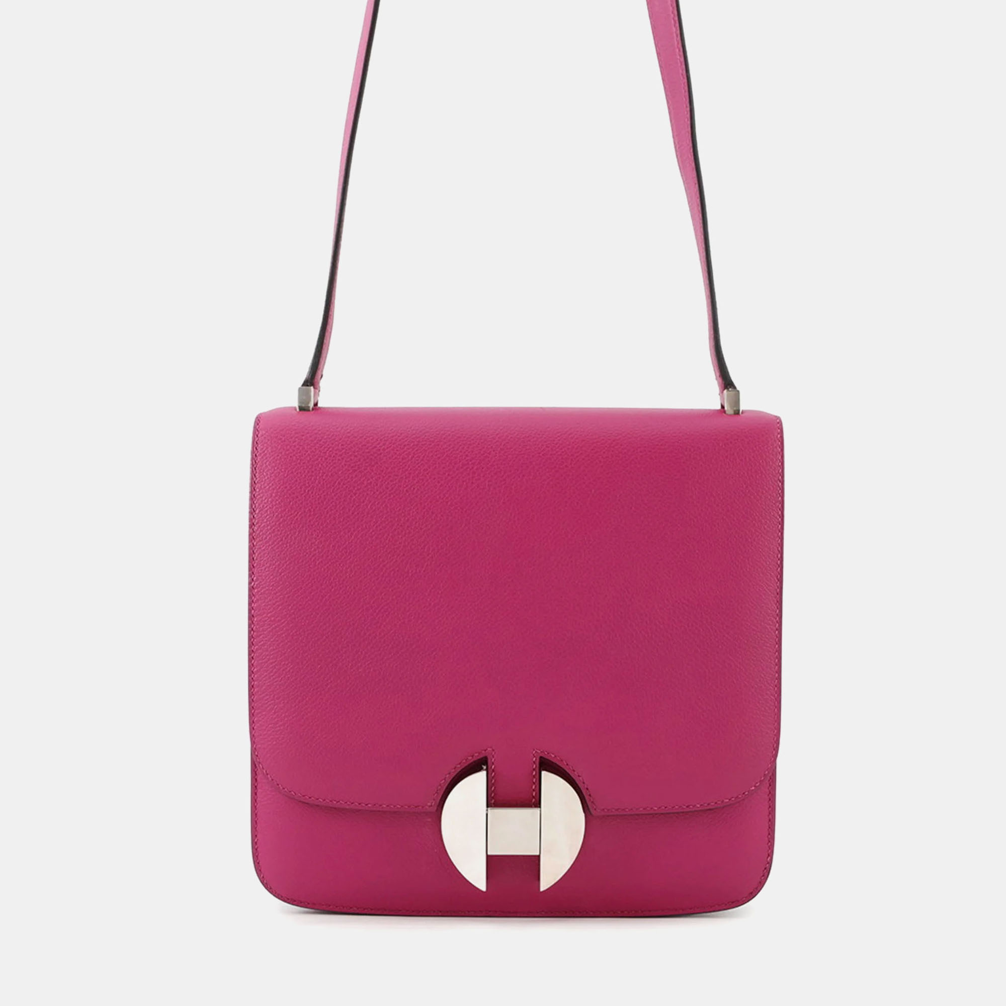 

Hermes Shoulder Bag 2002-20 Rose Purple Evercolor, Pink
