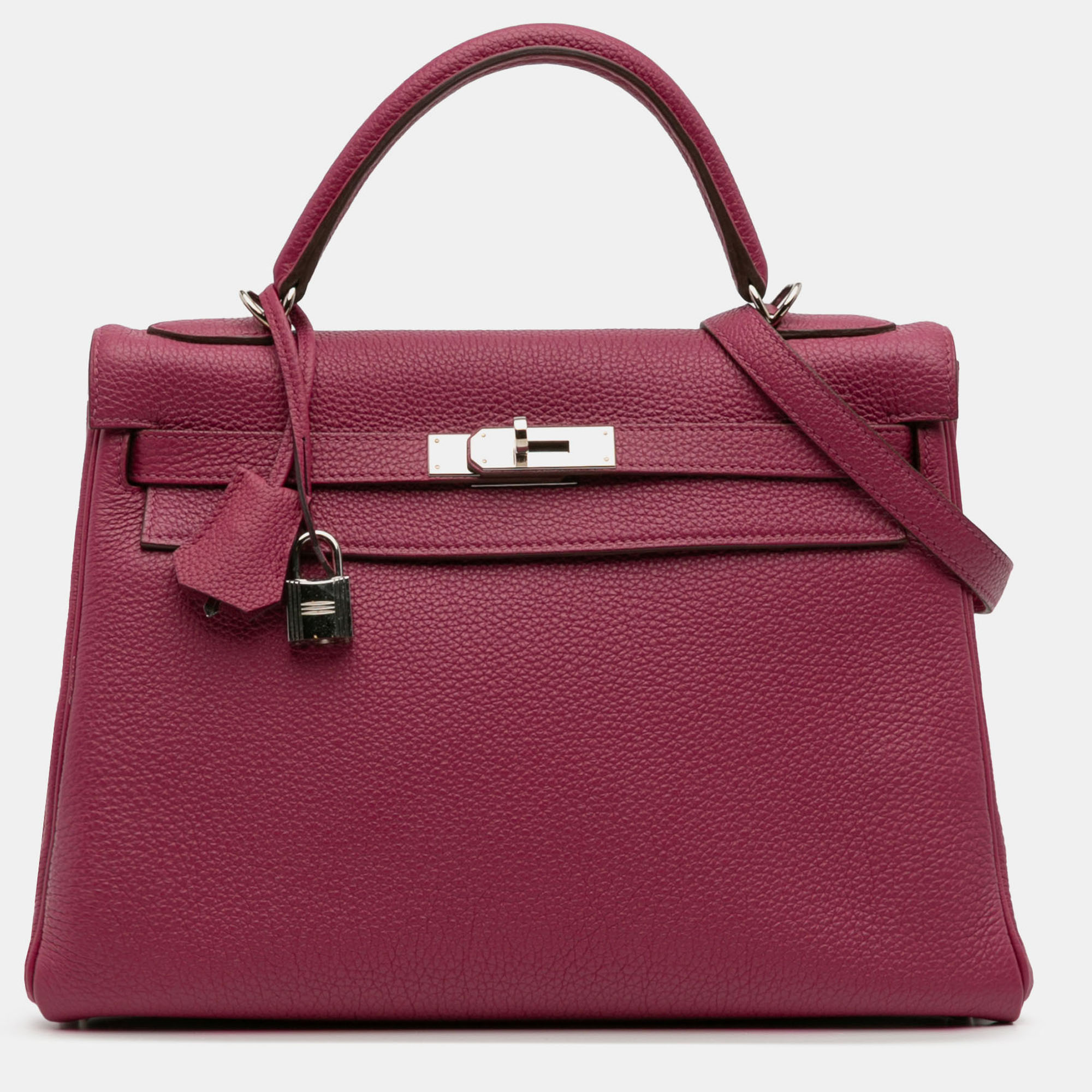 

Hermes Purple Togo Kelly II Retourne 32