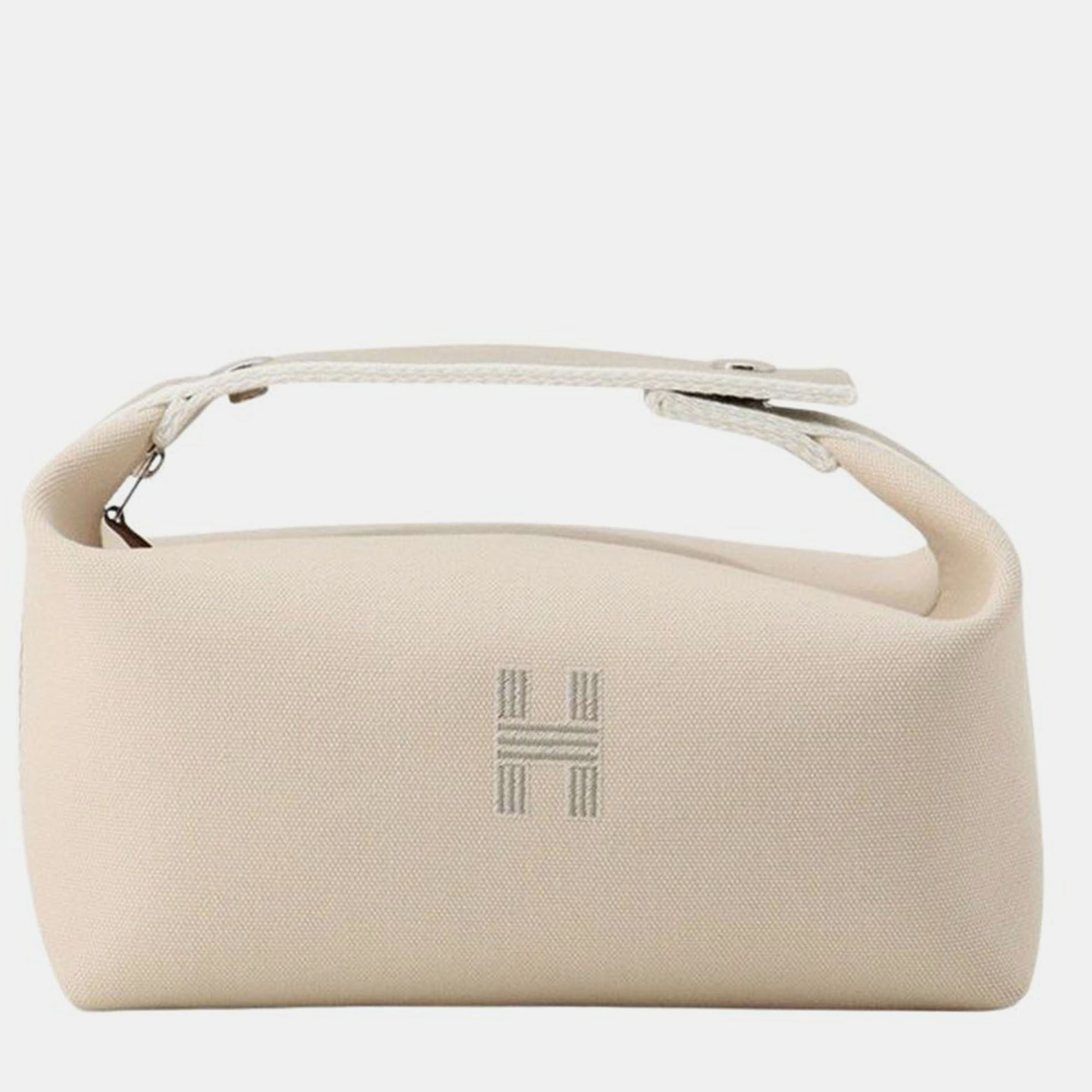 

Hermes Brown Small Toile Bride A Brac Case
