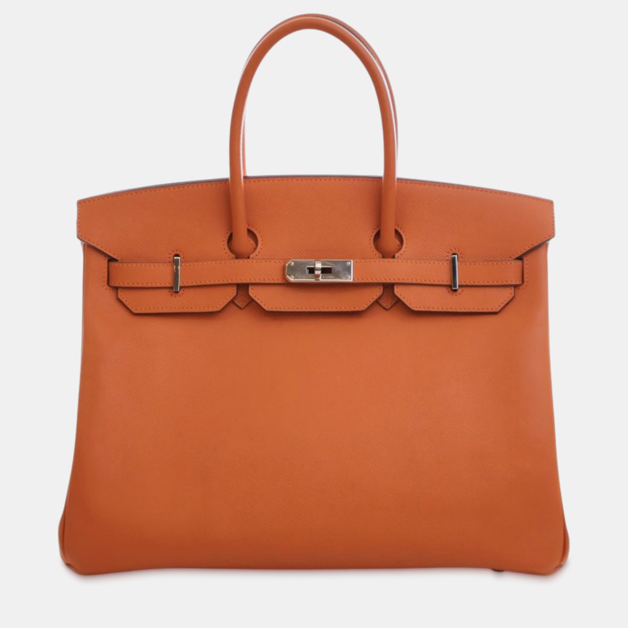

Hermes Orange Epsom Birkin Retourne 35
