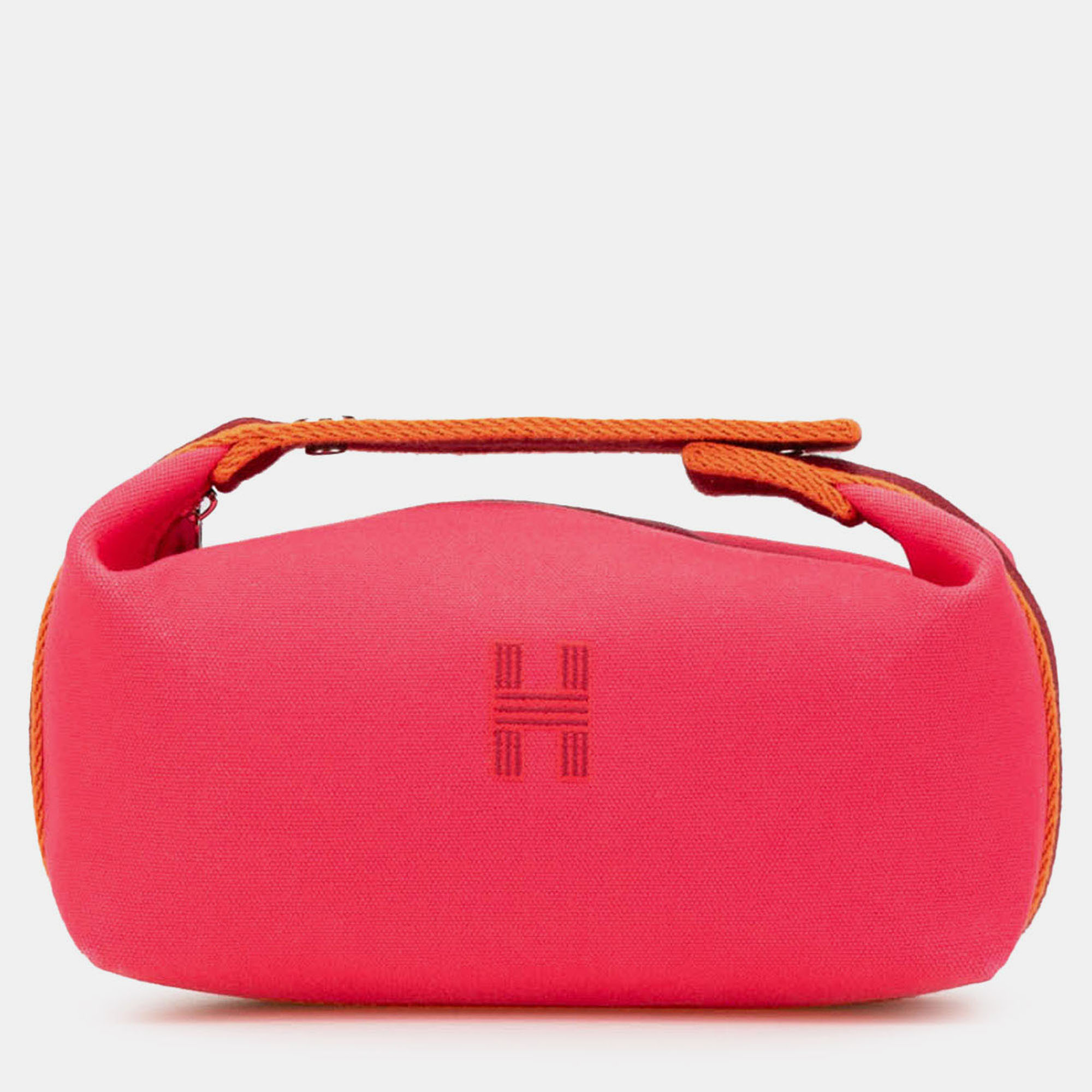 

Hermes Pink Red Small Toile Bride A Brac Case
