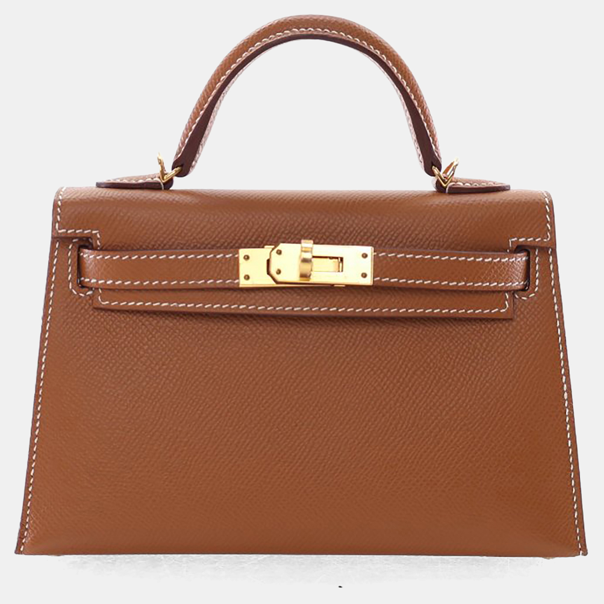 

Hermes Gold Epsom Mini Kelly 20, Brown