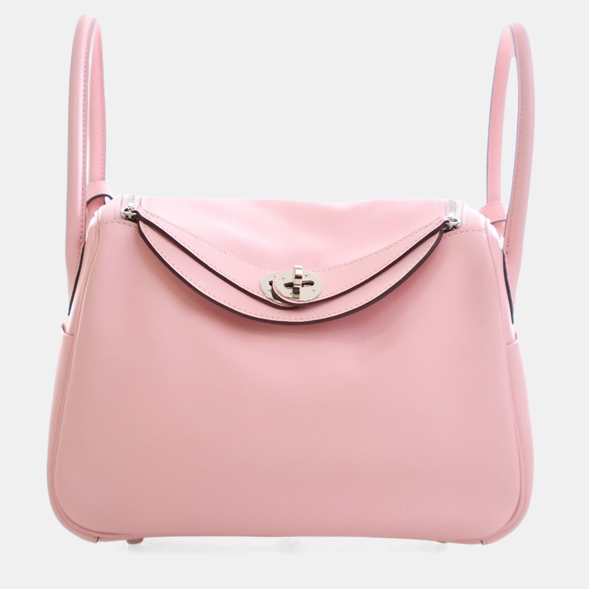 

Hermes Rose Sakura Swift Lindy 26, Pink