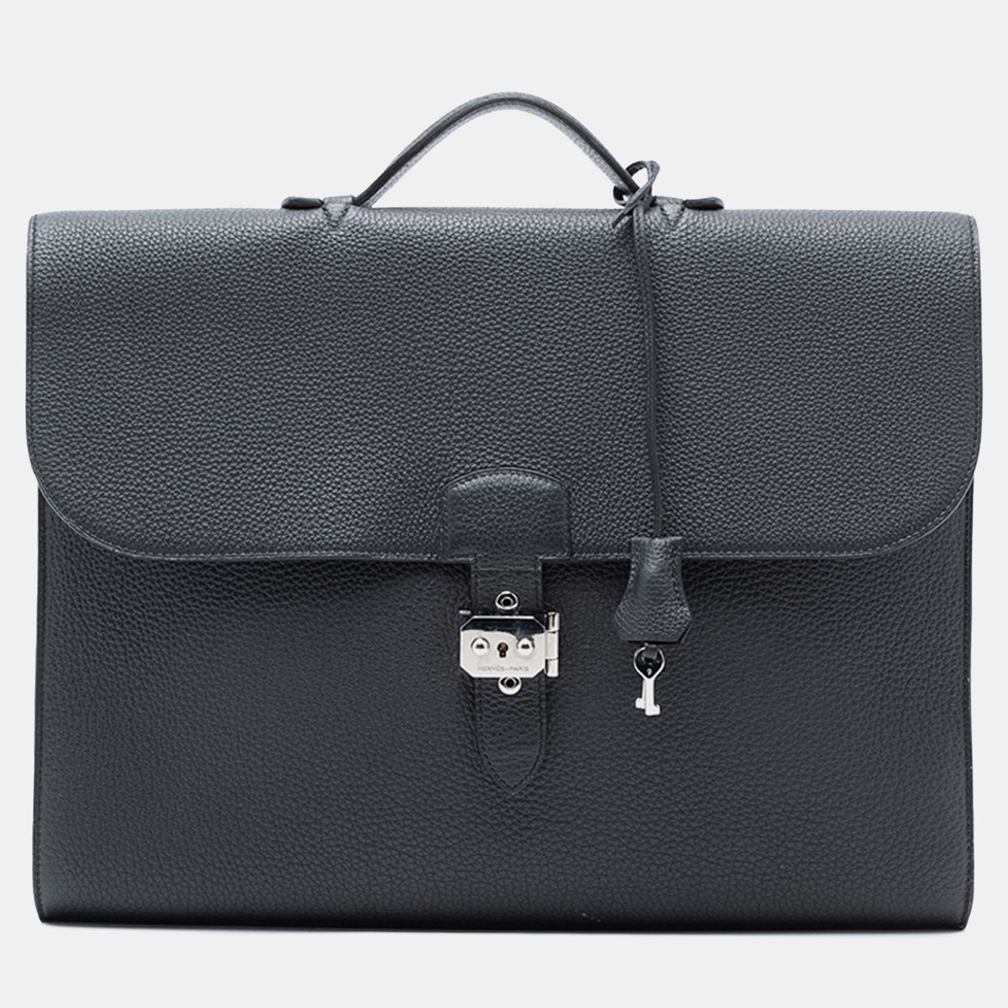 

Hermes Black Togo Sac A Depeches 38