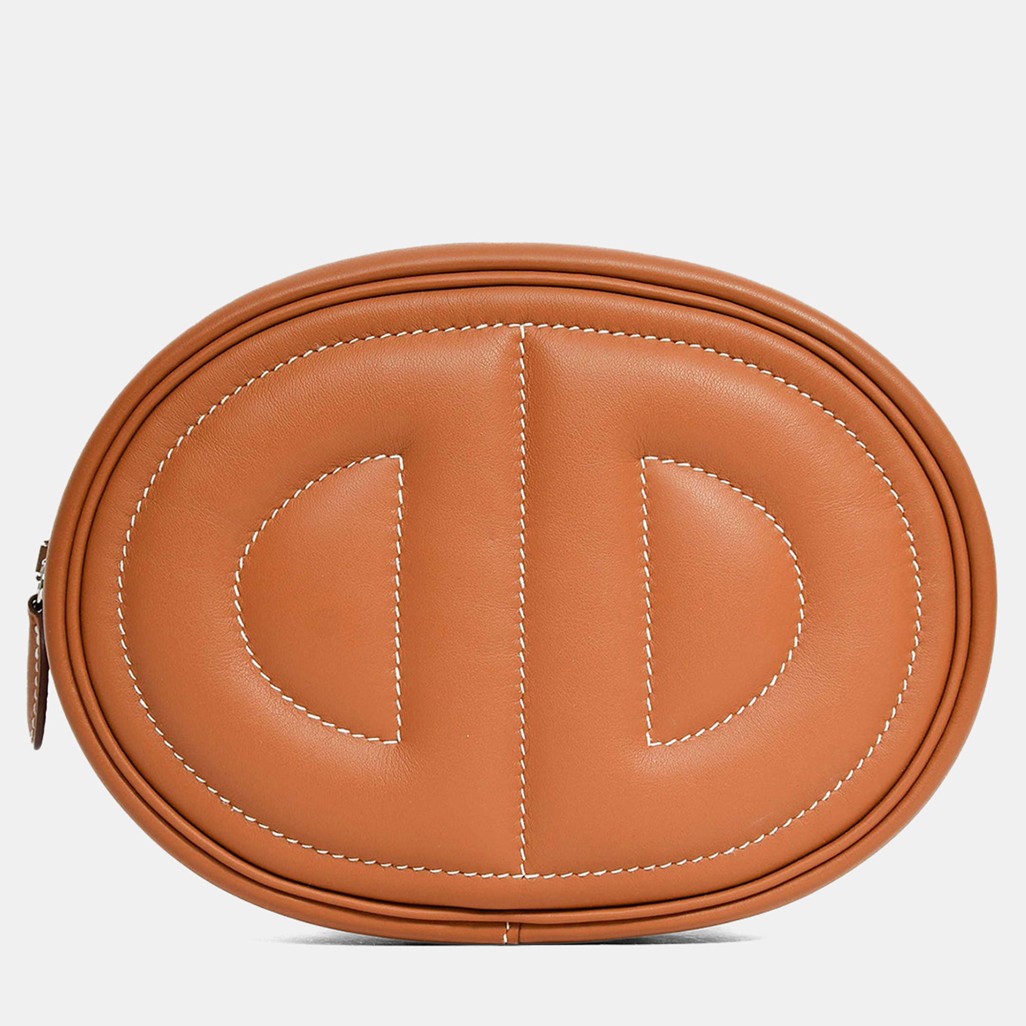 

Hermes 2020 Brown Swift Verso "In Loop Belt" Bag