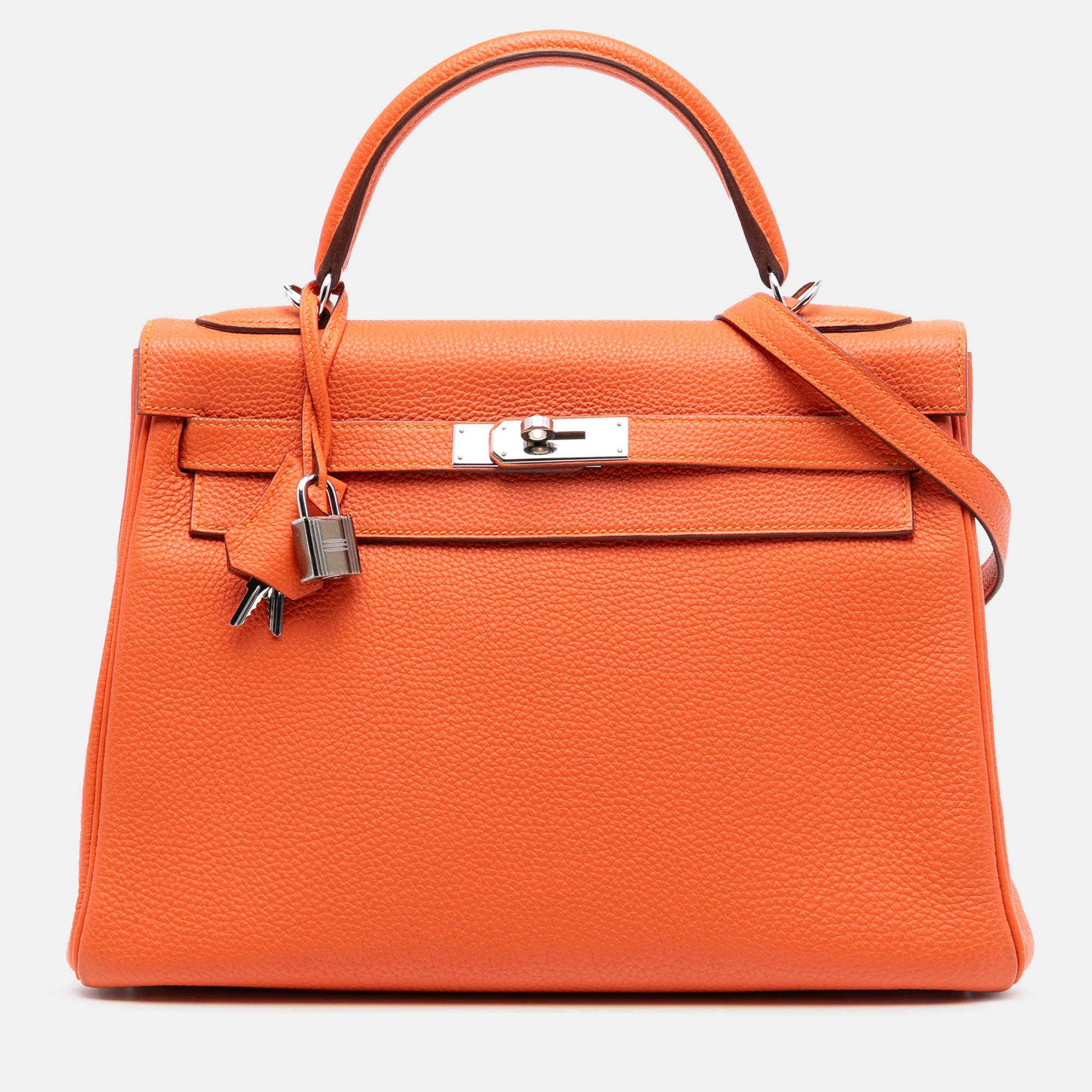 

Hermes Feu Togo Kelly II Retourne 32, Orange