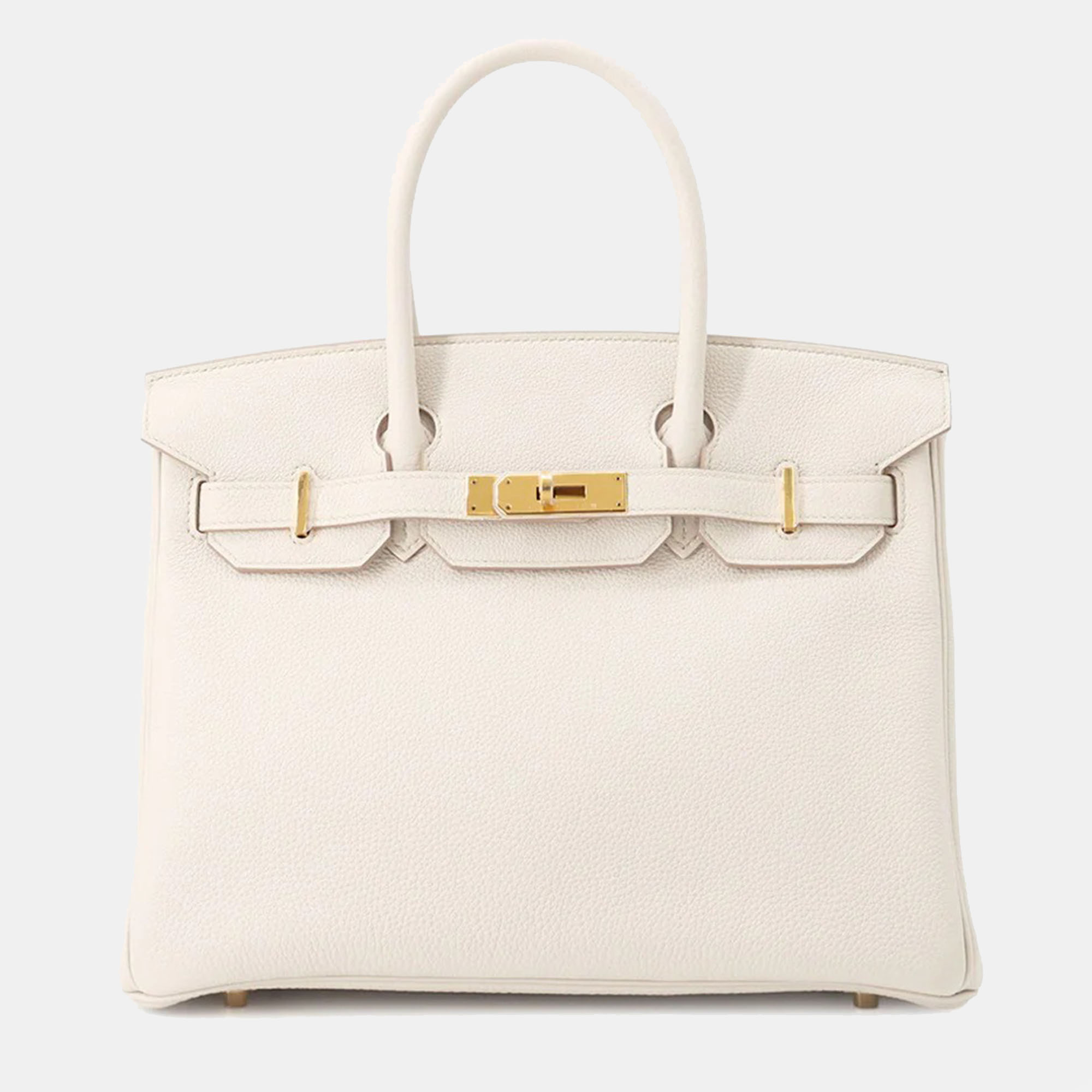 

Hermes Birkin Beton Togo Leather Size, Cream
