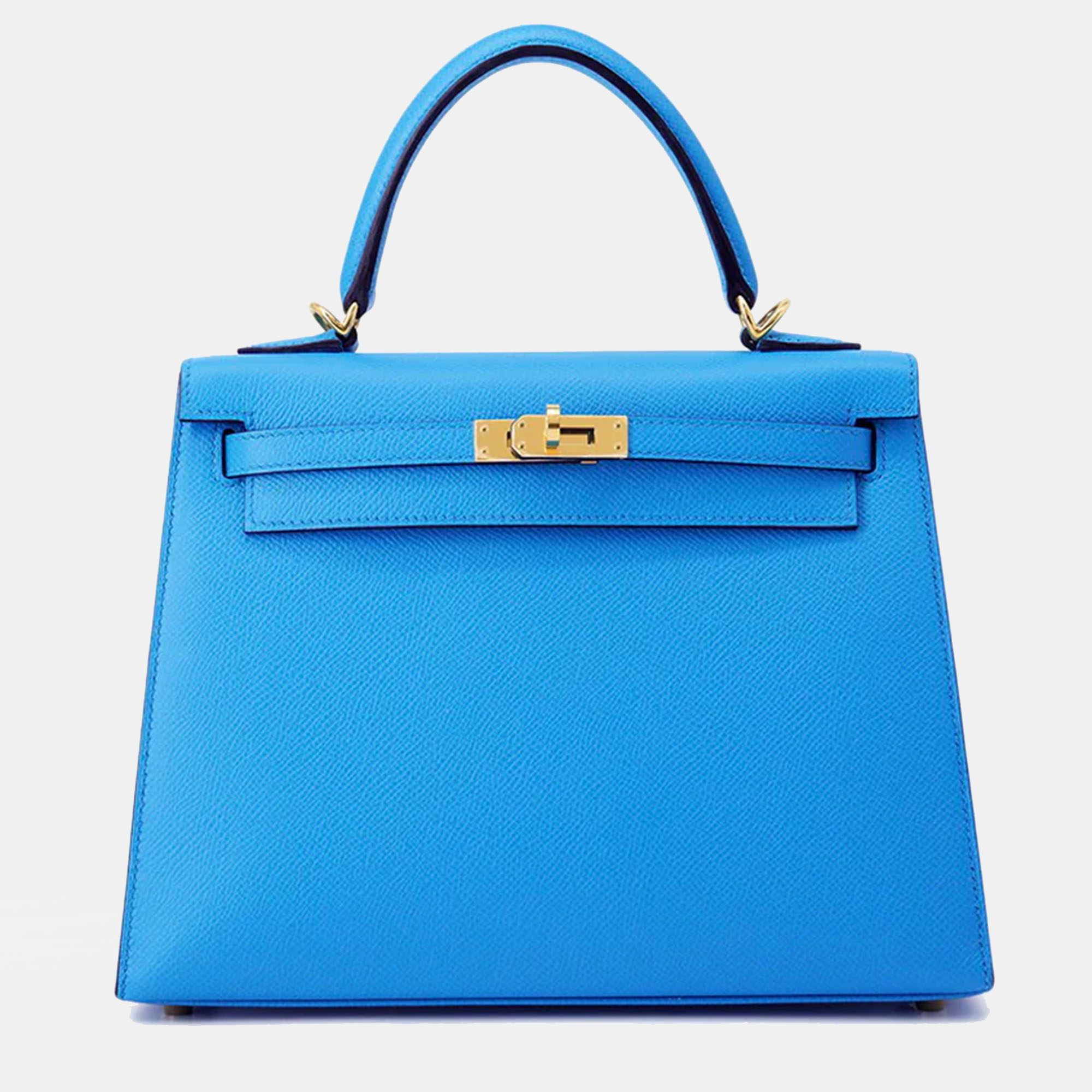 

Hermes Kelly Sellier Blue Frida Epsom Size