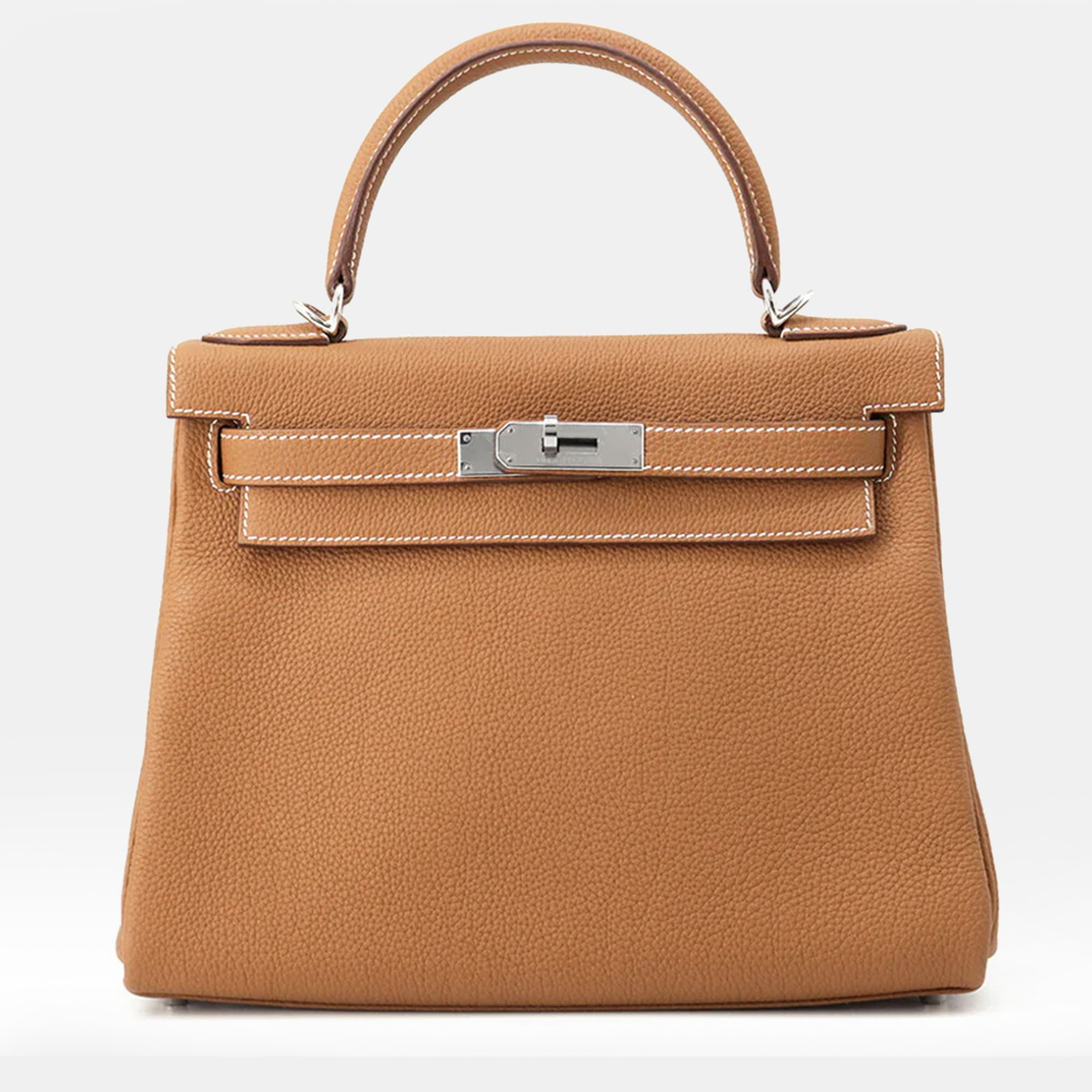 

Hermes Kelly Retourne Sewing Gold Togo Leather Size