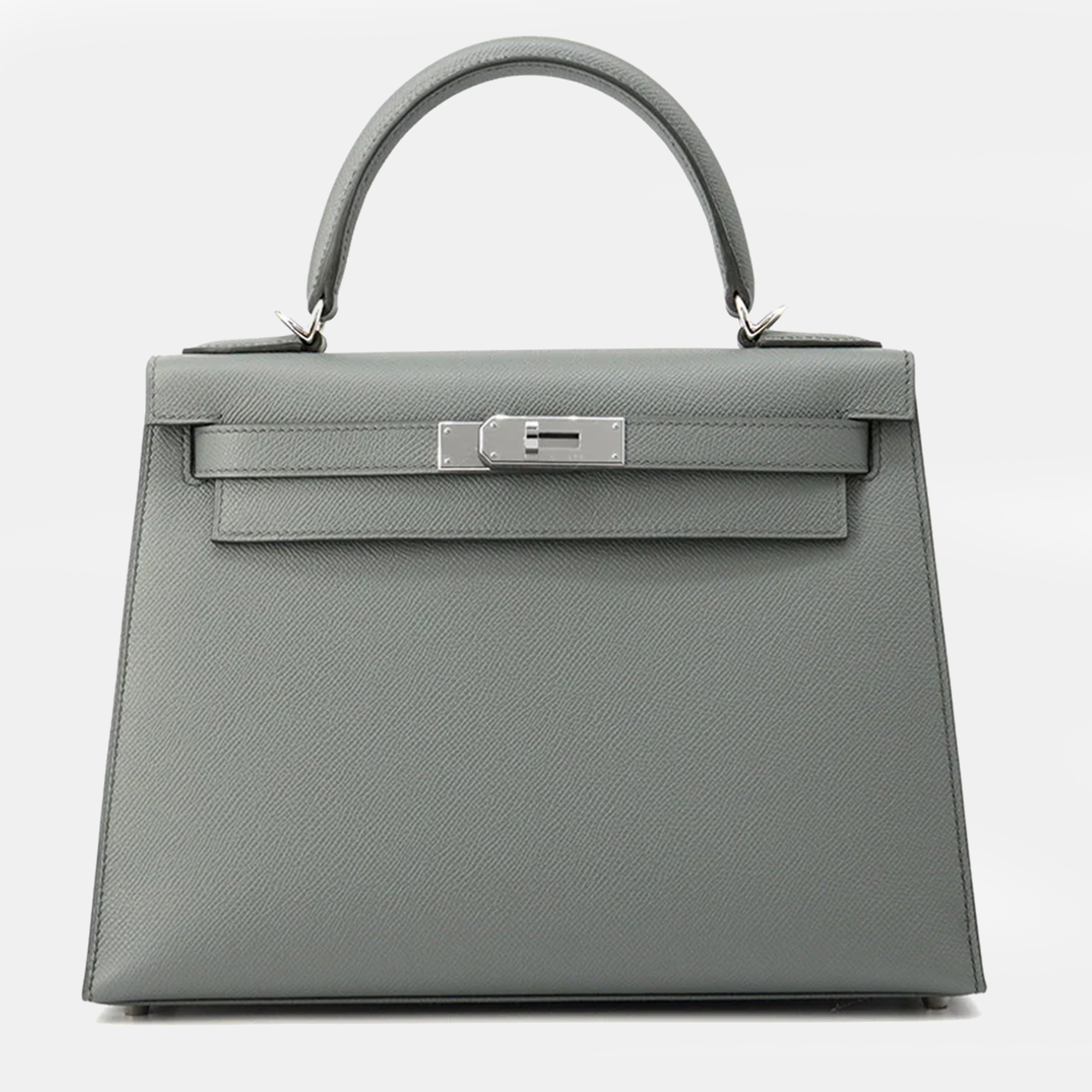

Hermes Kelly Sellier Vert Amand Epsom Size, Grey