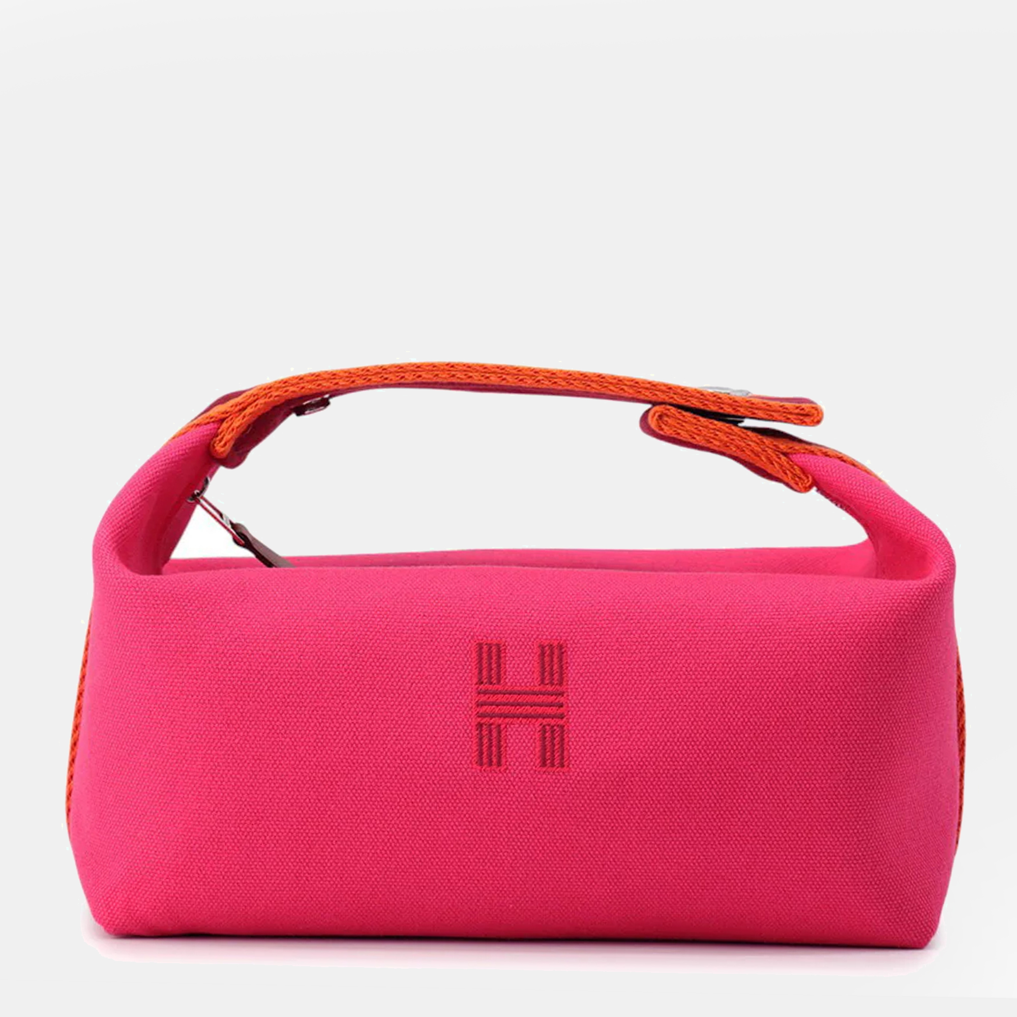 

Hermes Bride A Brac Hibiscus Canvas Size Pm, Pink