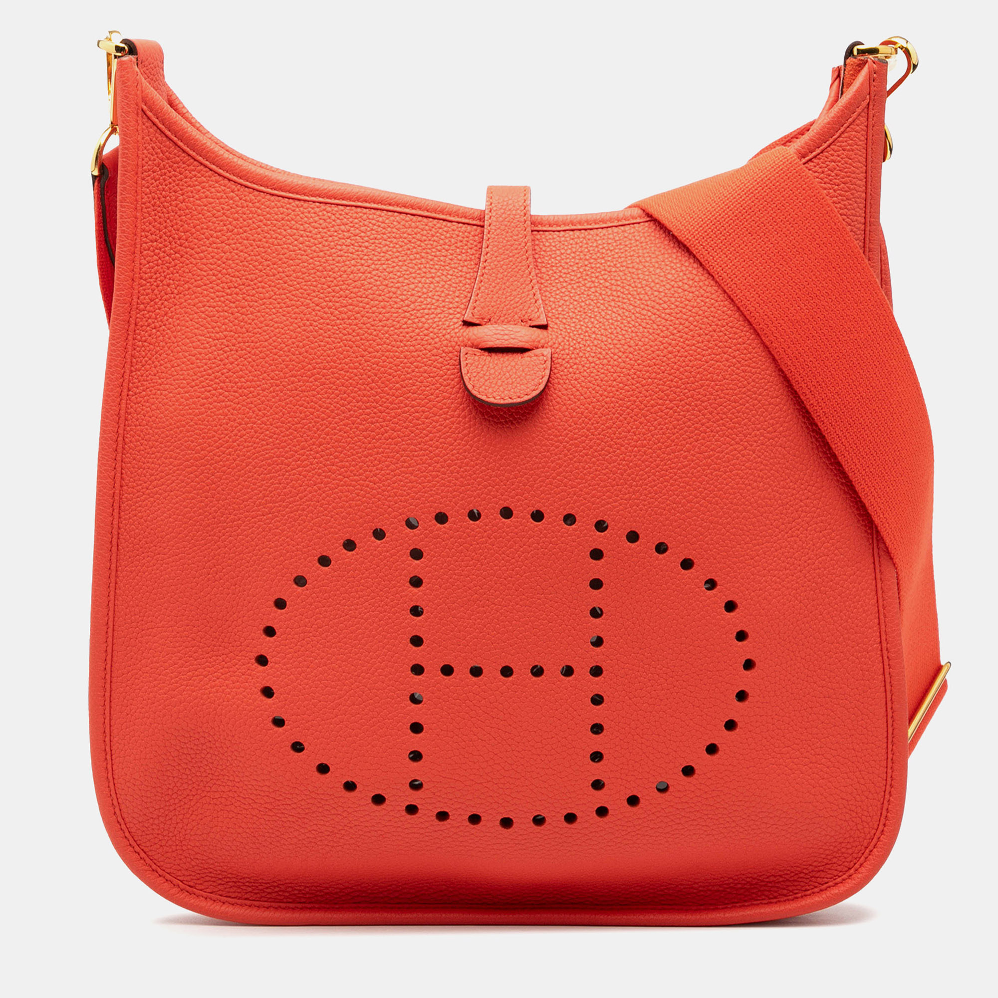 

Hermes Orange Clemence Evelyne III 29