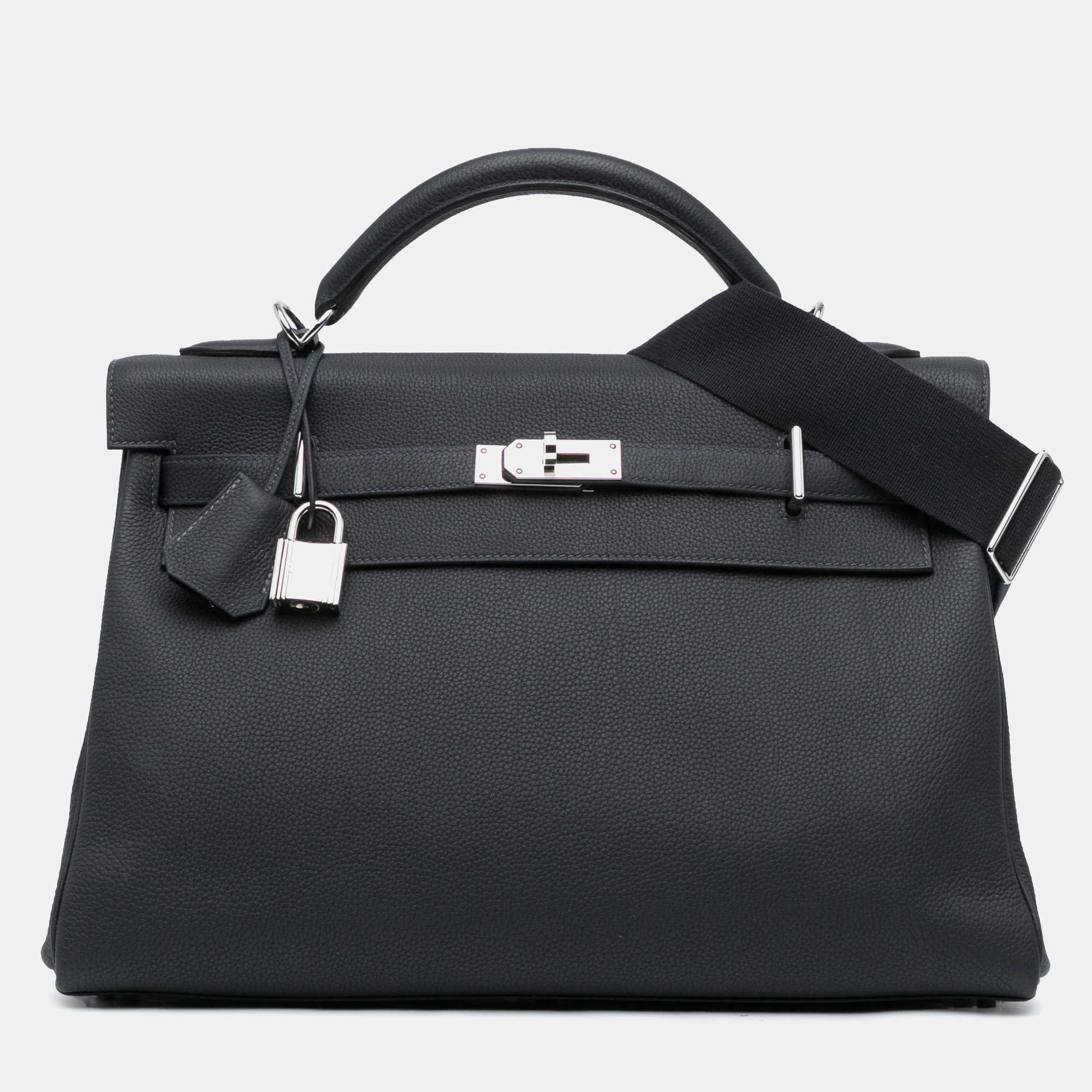 

Hermes Noir Togo Maxi Kelly 42, Black
