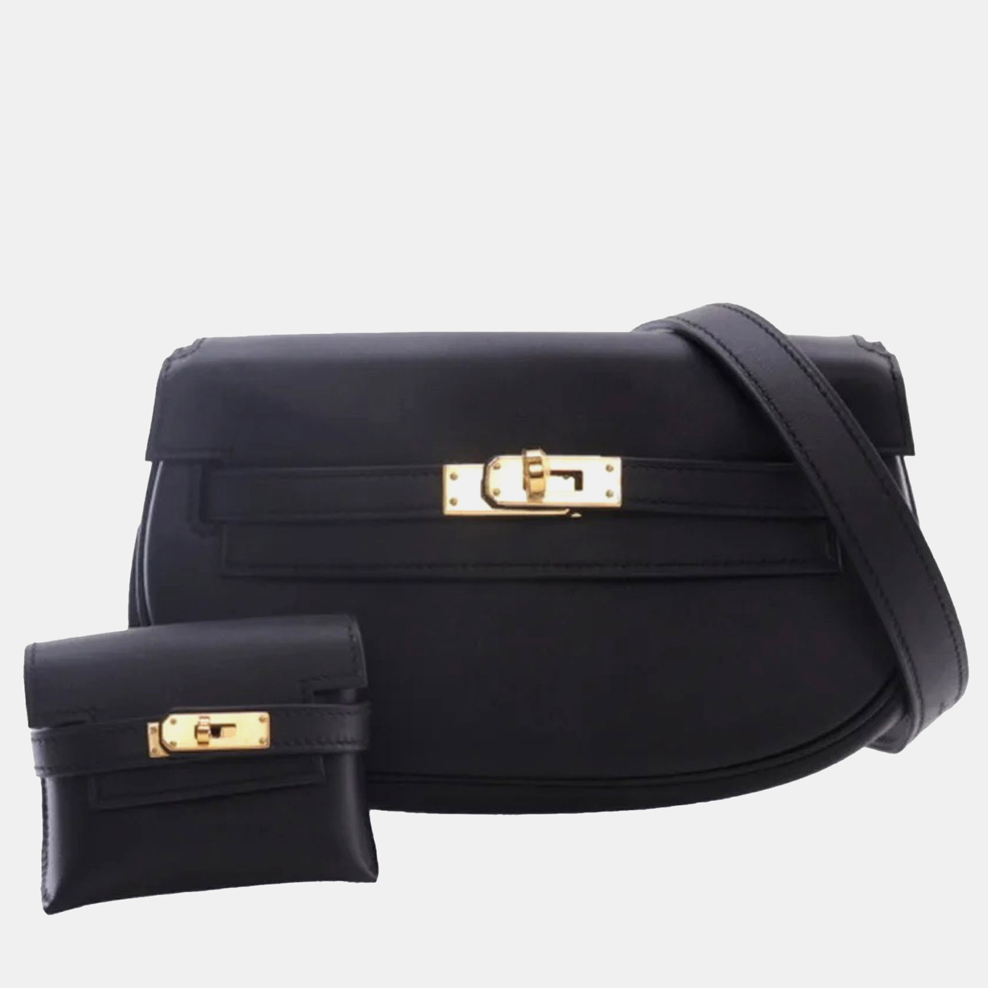 

Hermes Black Swift Kelly Moove
