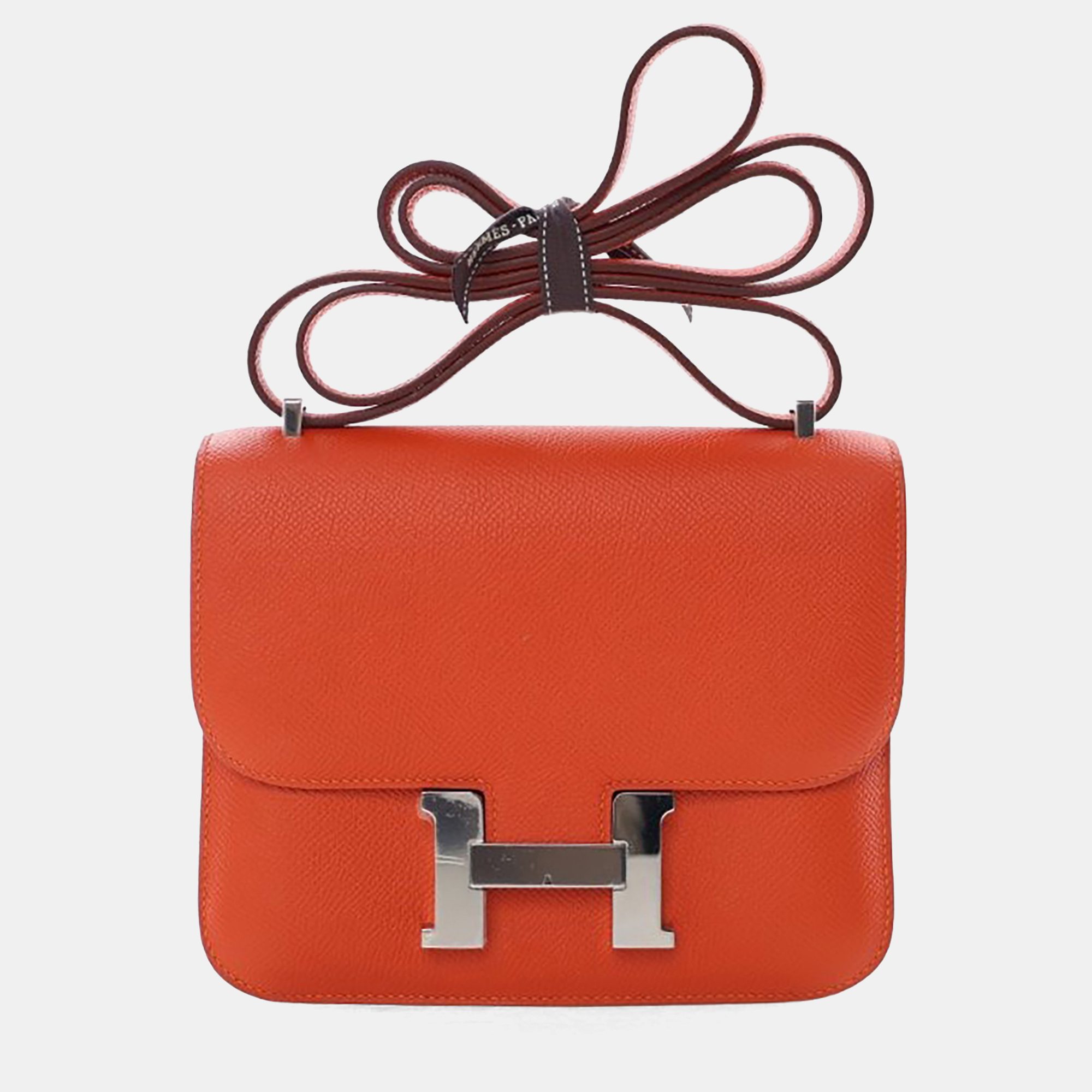 

Hermes Constance 18 Orange Epsom Calfskin Leather Shoulder Bag