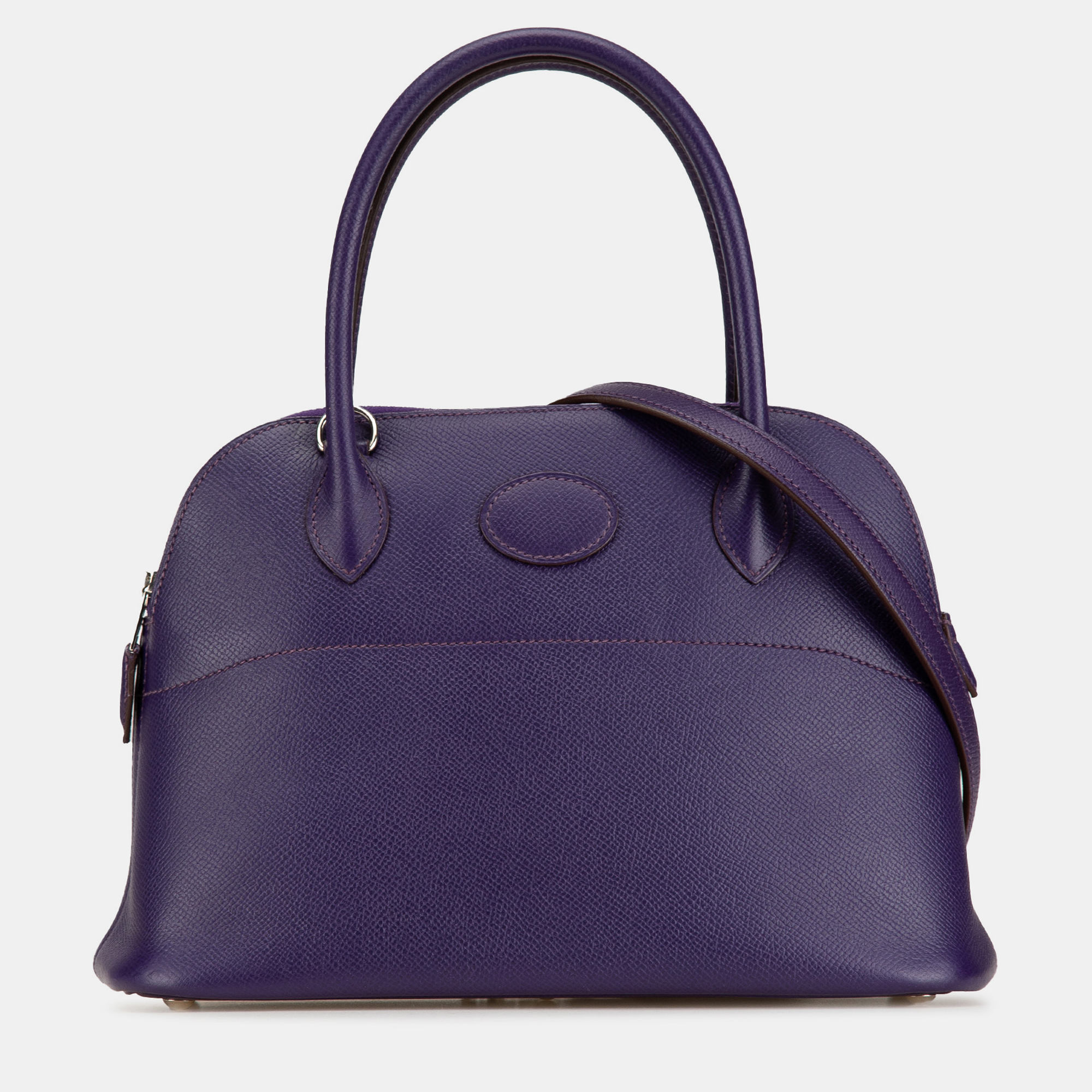 

Hermes Purple Epsom Bolide 27