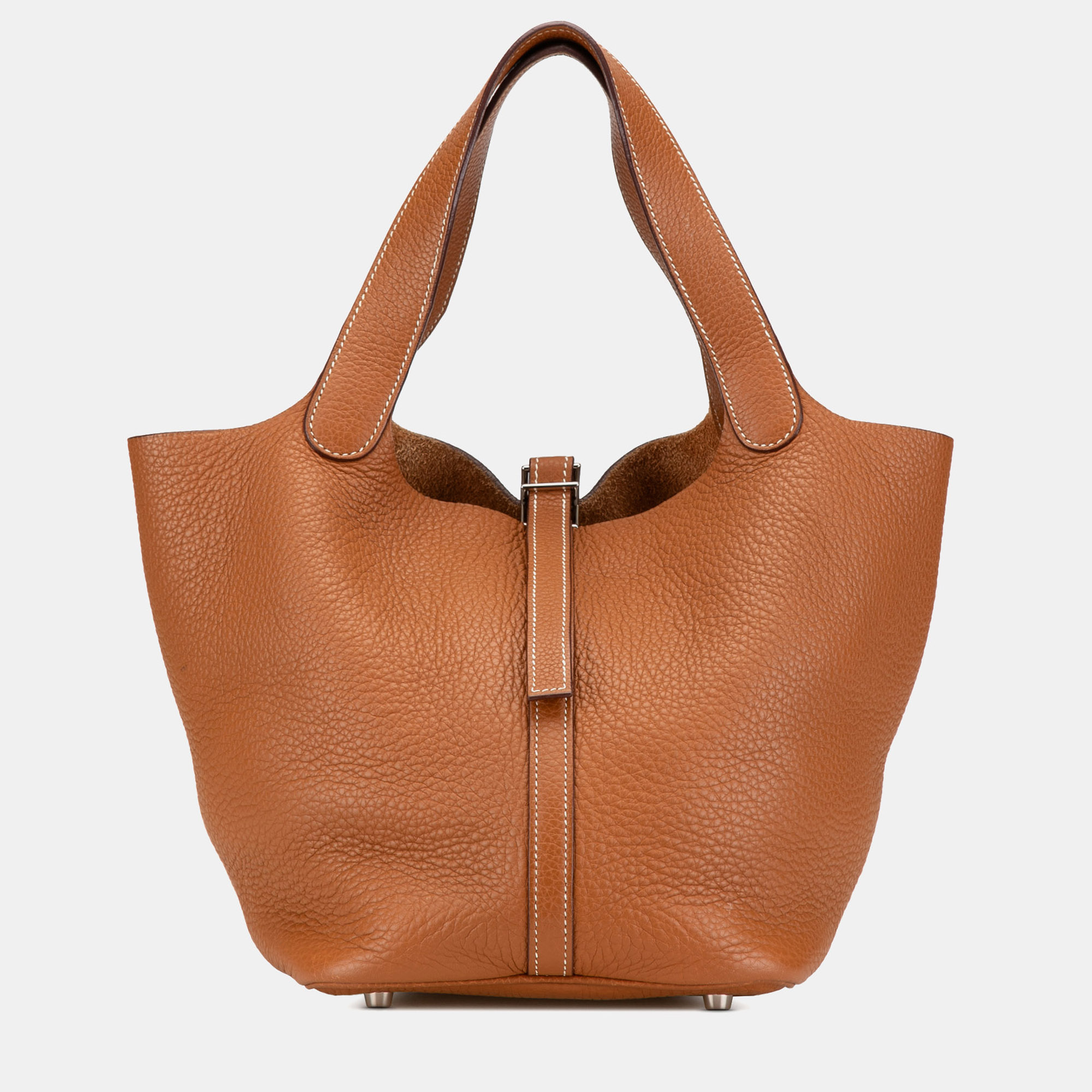 

Hermes Brown Clemence Picotin 22