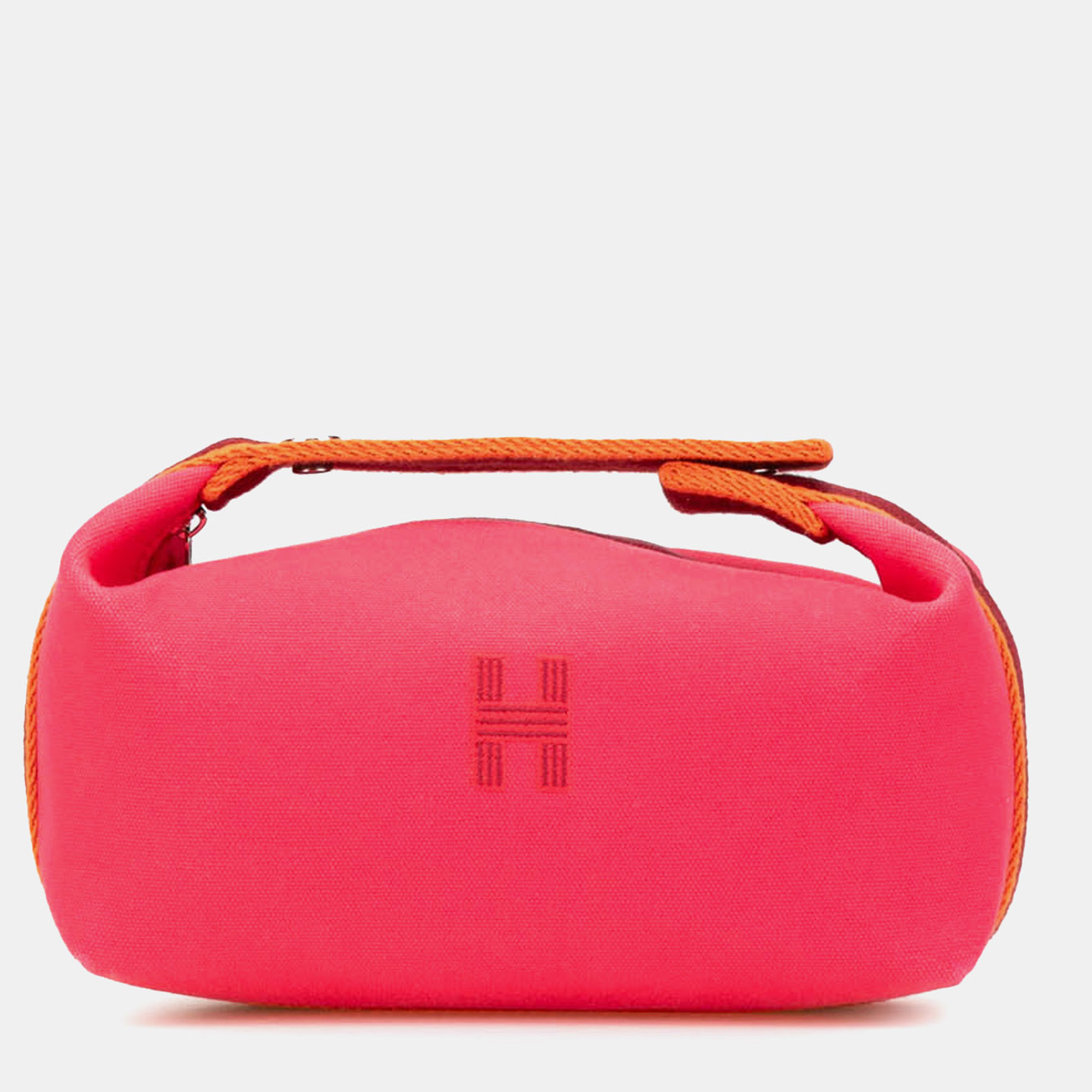 

Hermes Pink Red Small Toile Bride A Brac Case