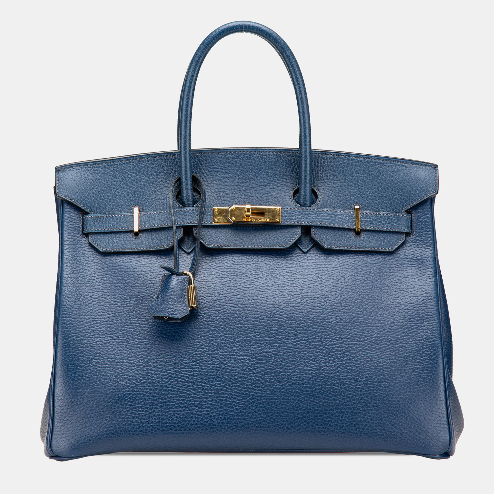 

Hermes Blue Togo Birkin Retourne 35